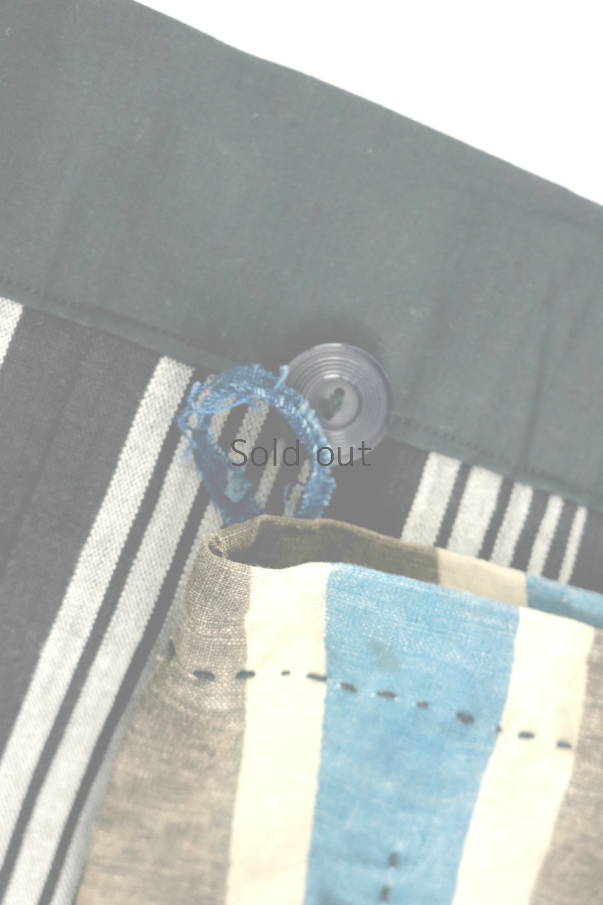 画像11: 【MITSUGU SASAKI】古布　巻きエプロン（リバーシブル） (11)