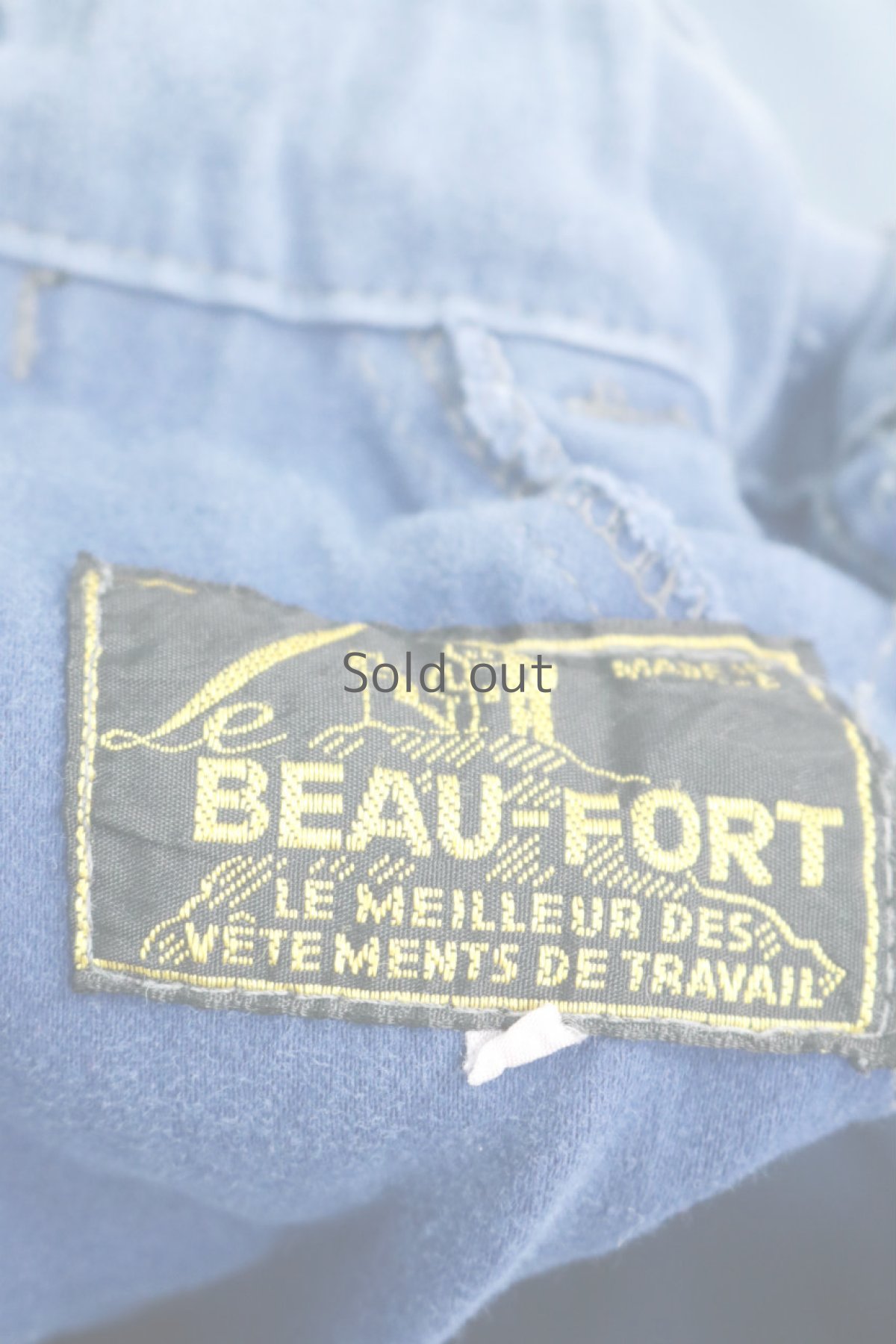 画像13: 【MITSUGU SASAKI】ビンテージ×リメイク　パッチワーク　モールスキンワークパンツ（白モールスキン） (13)