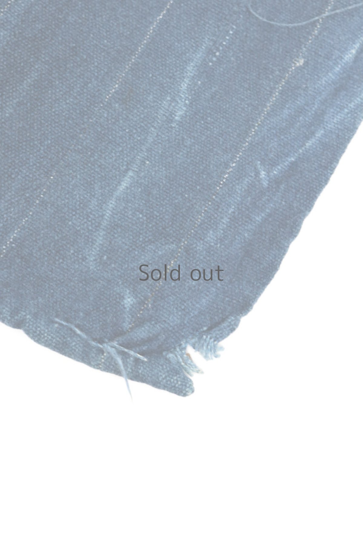 画像6: 【西アフリカ】手織り藍染め絞りの綿（星の柄） (6)