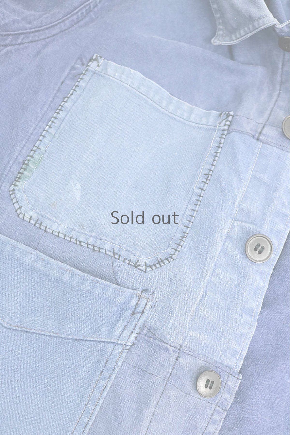 画像15: 【MITSUGU SASAKI】ビンテージリメイク×リサイズ　パッチワーク　小さいワークジャケット (15)