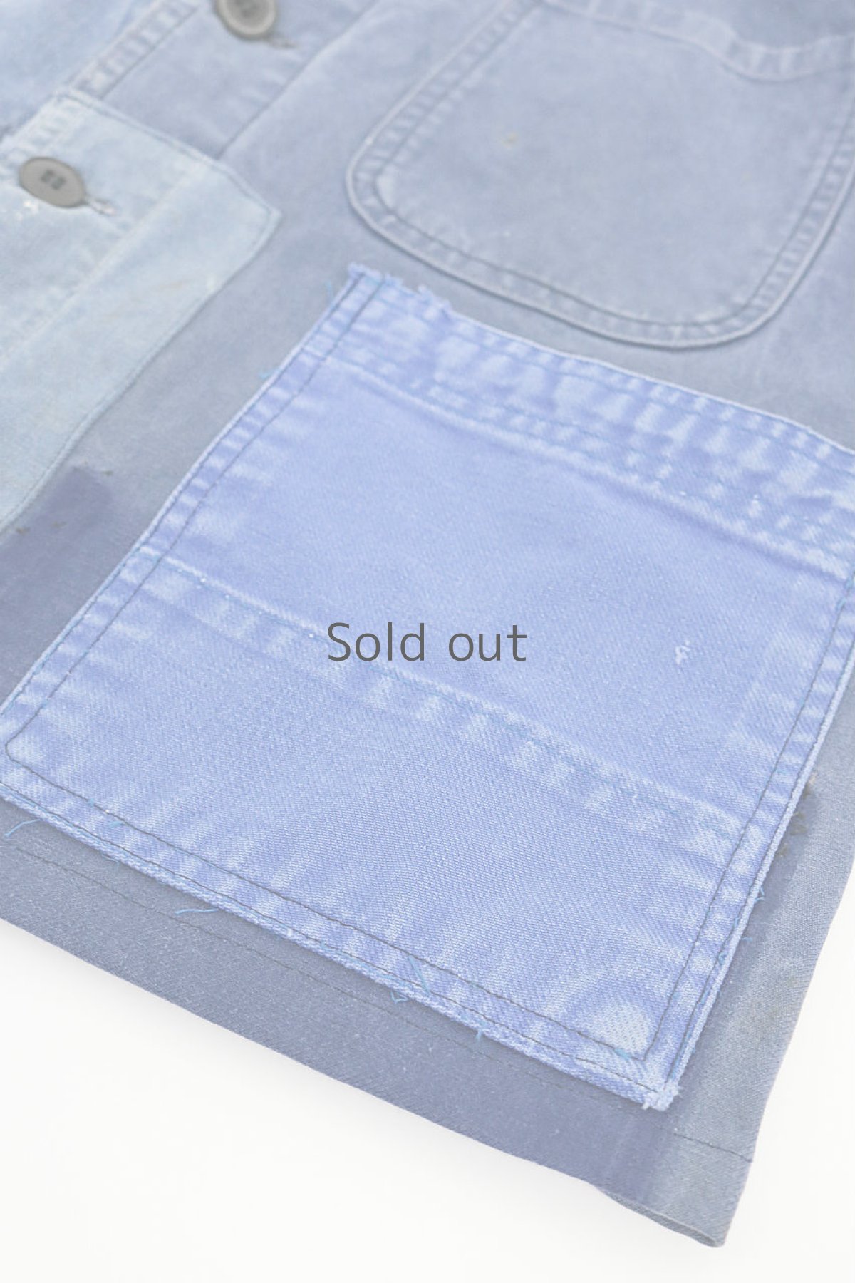 画像9: 【MITSUGU SASAKI】ビンテージリメイク×リサイズ　パッチワーク　小さいワークジャケット (9)