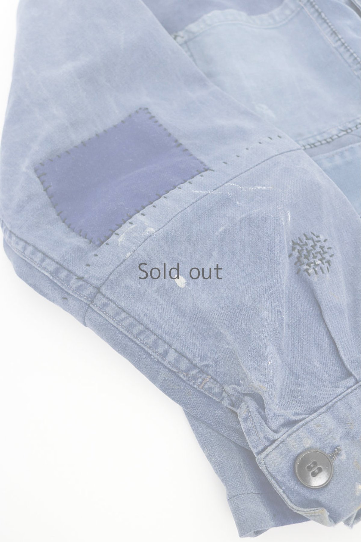 画像11: 【MITSUGU SASAKI】ビンテージリメイク×リサイズ　パッチワーク　小さいワークジャケット (11)