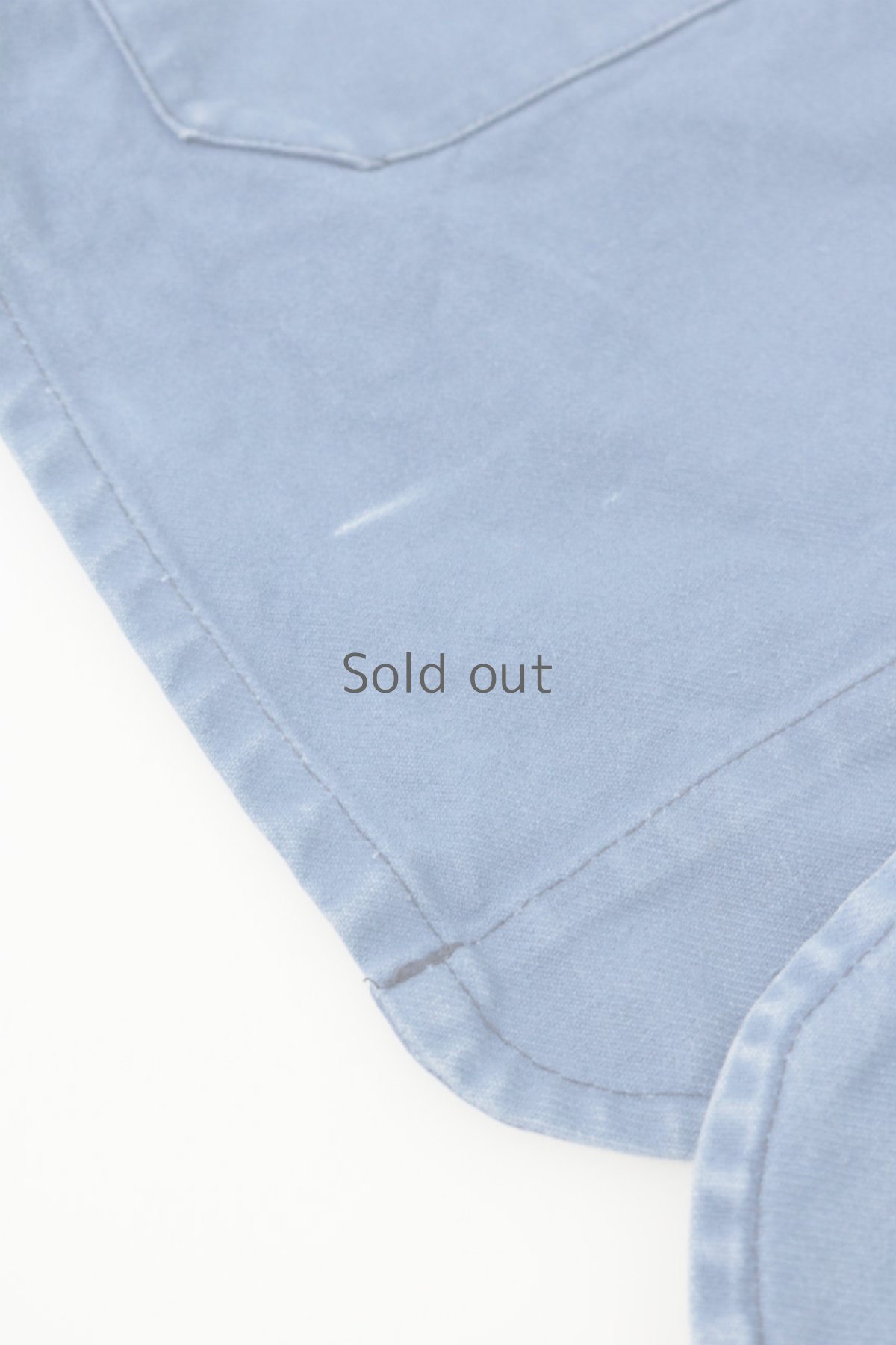 画像8: 【フランス】1960年代頃のブルーコットン　ノッチドラペル　ワークジャケット (8)