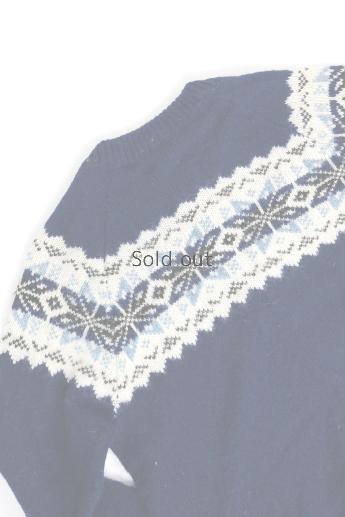 画像7: 【ノルウェー】ビンテージ　ノルディックカーディガン（ネイビー） (7)