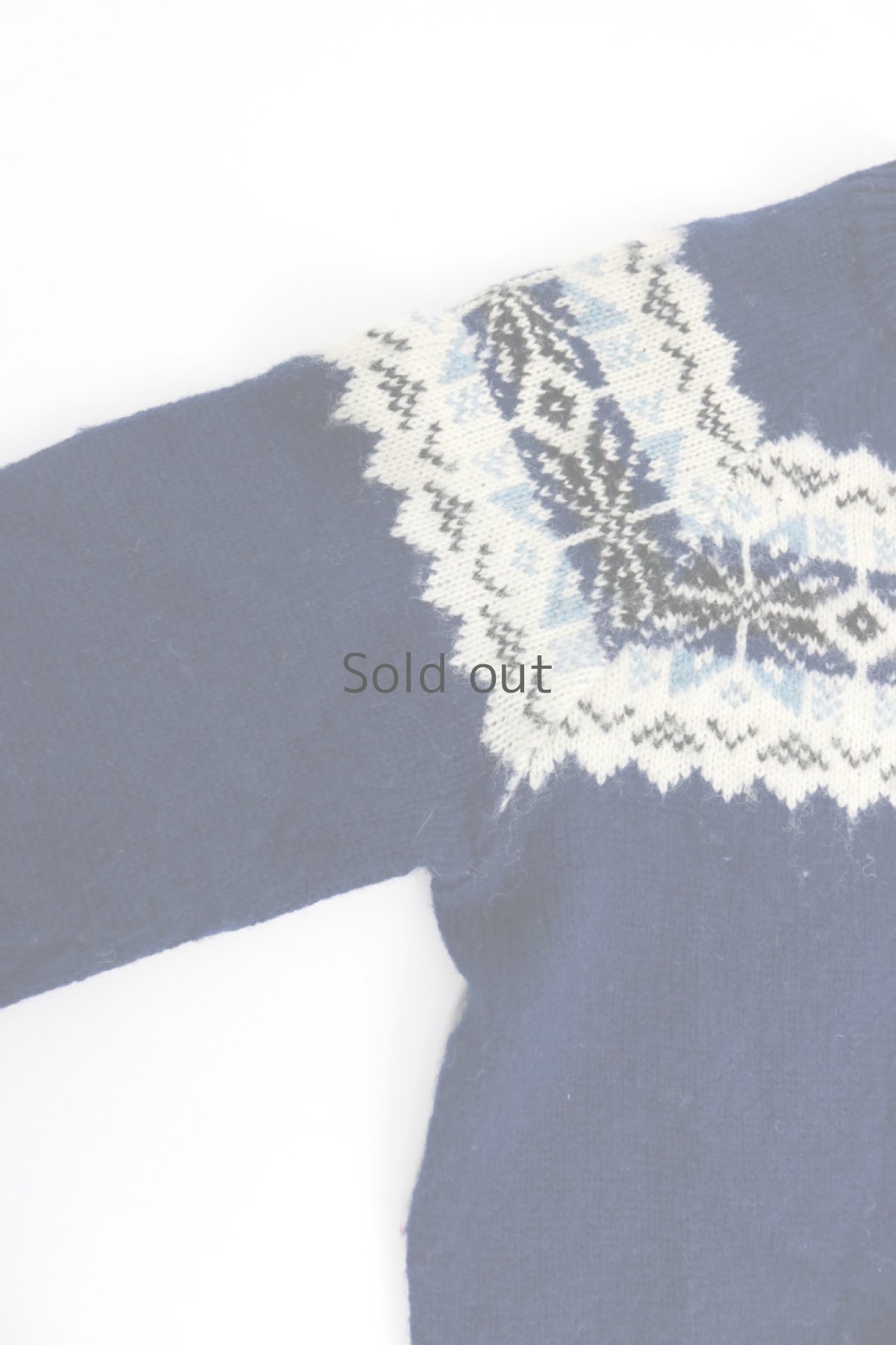 画像6: 【ノルウェー】ビンテージ　ノルディックカーディガン（ネイビー） (6)