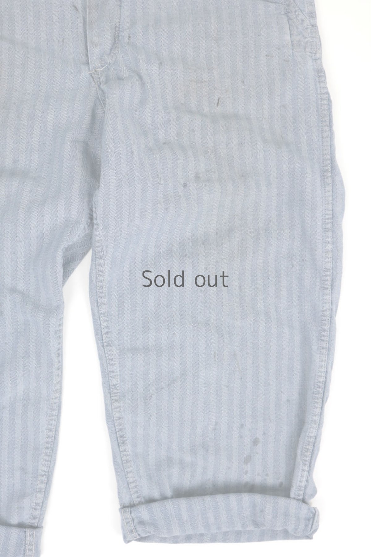 画像10: 【アメリカ】1960年代 ヘリンボーンコットンのツナギ (10)