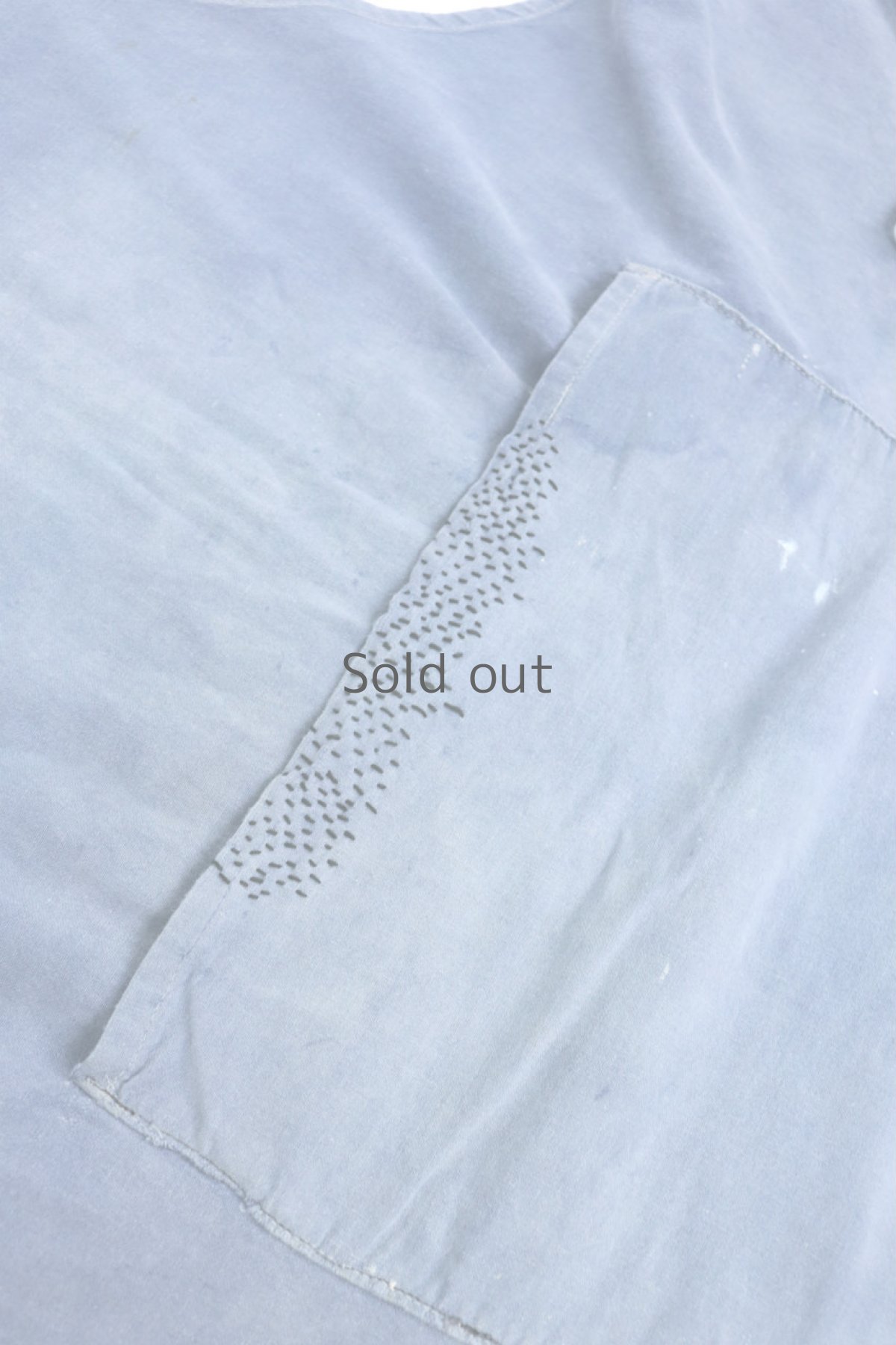 画像3: 【フランス】ビンテージ　リペアしたワークエプロン (3)