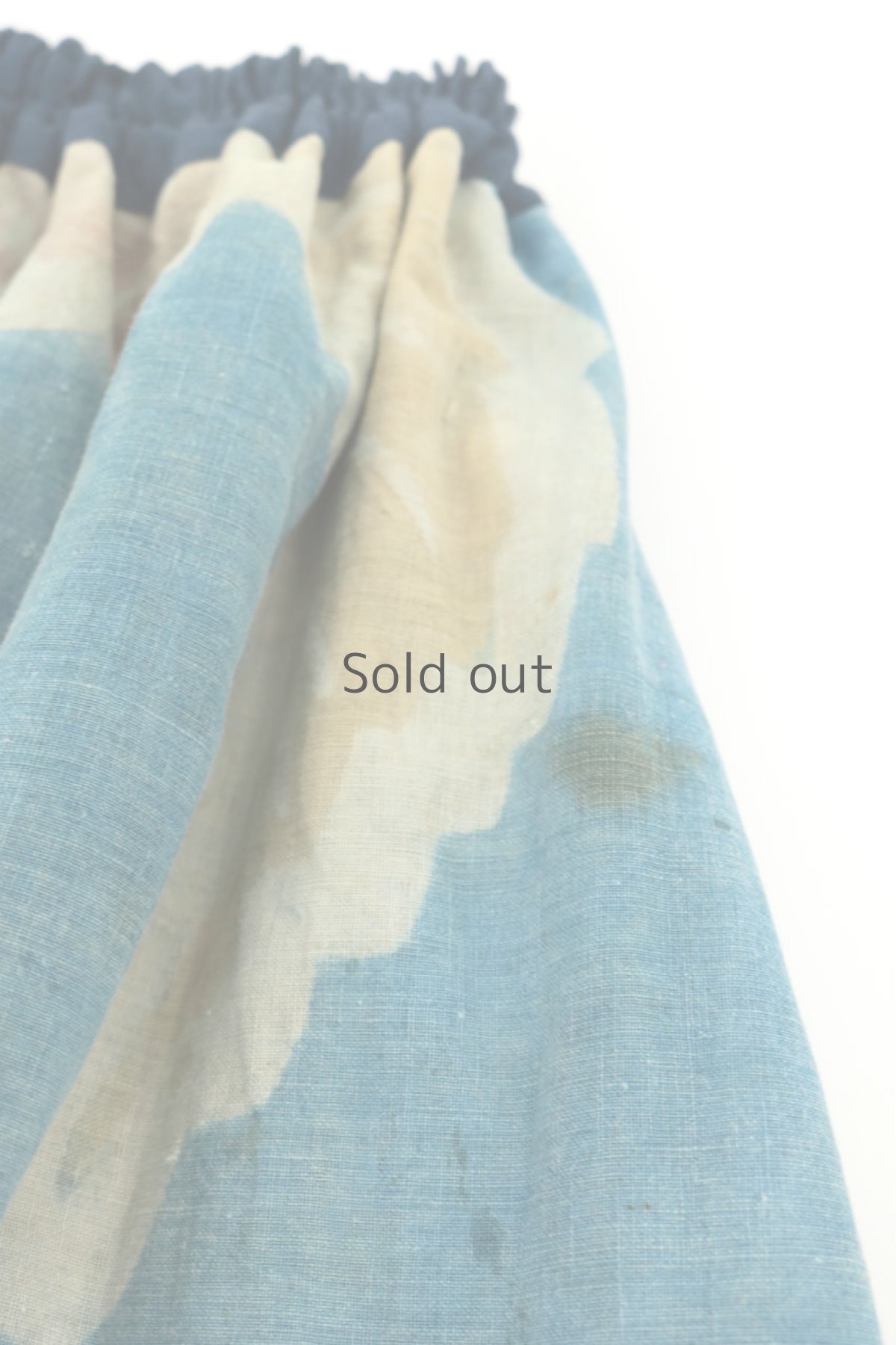 画像17: 【ササキチホ】農婦シリーズ　濃い藍のパッチワークスカート（リバーシブル） (17)