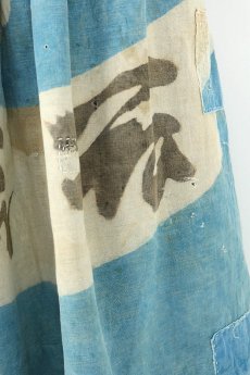 画像14: 【ササキチホ】農婦シリーズ　濃い藍のパッチワークスカート（リバーシブル） (14)