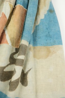 画像15: 【ササキチホ】農婦シリーズ　濃い藍のパッチワークスカート（リバーシブル） (15)