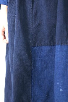 画像7: 【ササキチホ】農婦シリーズ　濃い藍のパッチワークスカート（リバーシブル） (7)