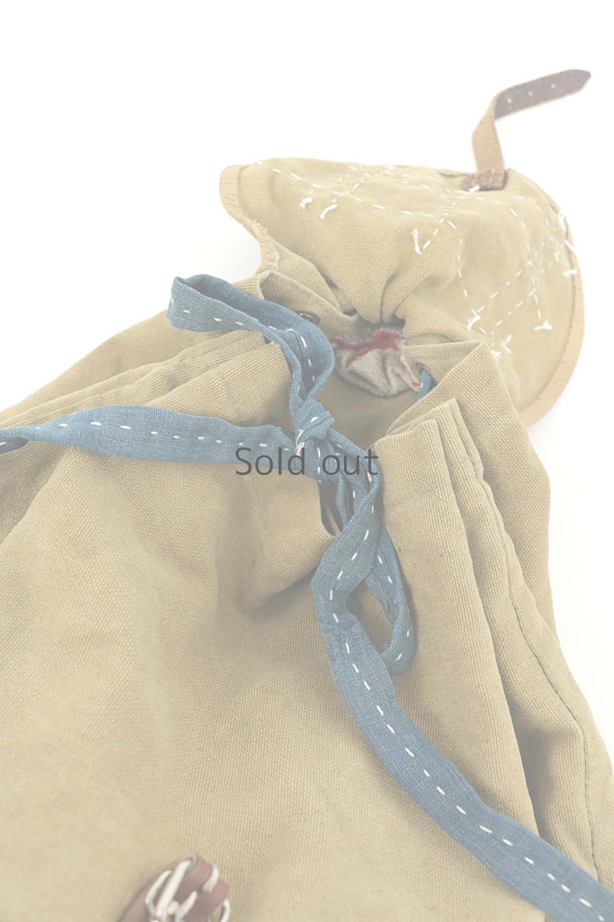 画像7: 【MITSUGU SASAKI】ビンテージリメイク×古布　ユーロミリタリーリュックサック (7)