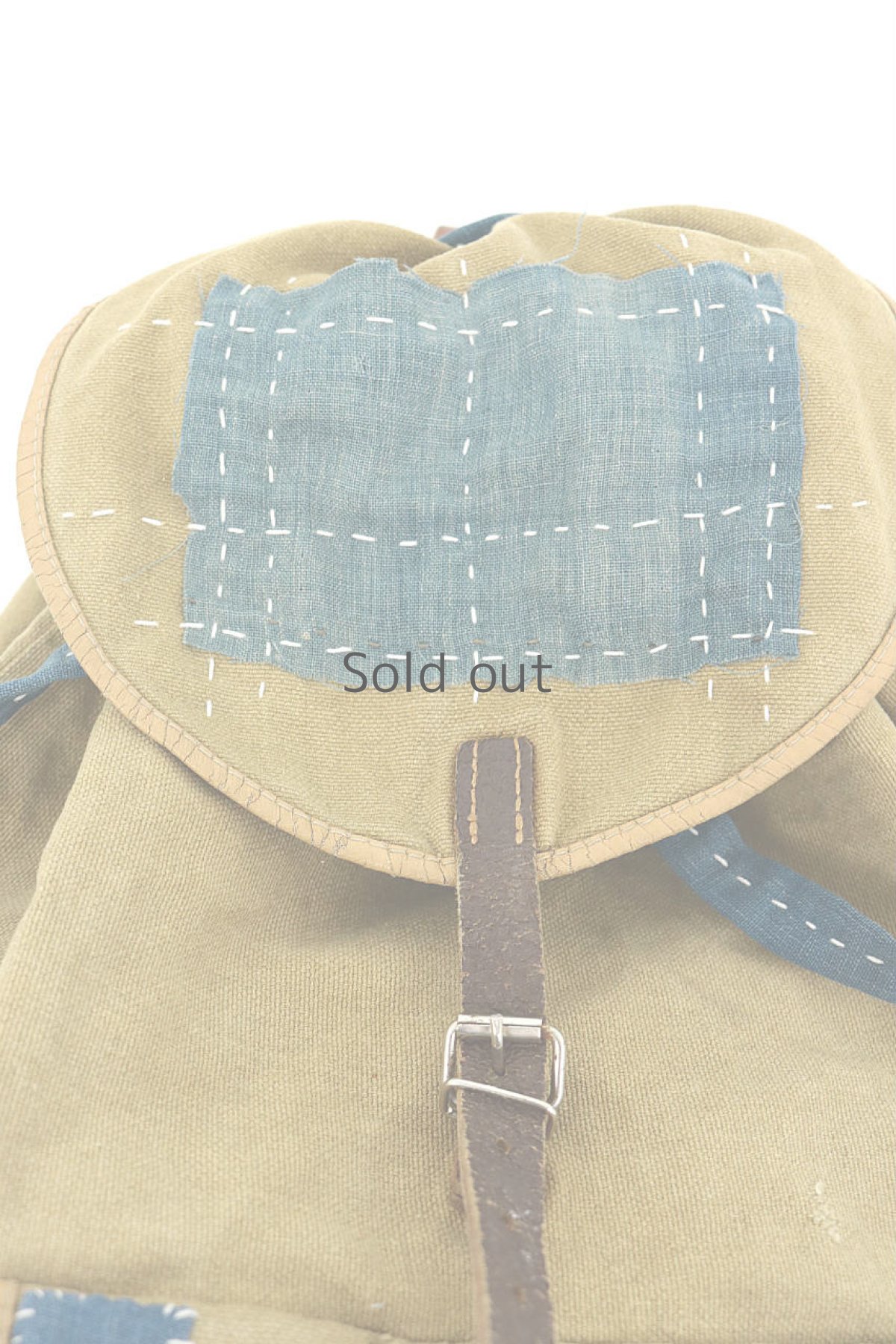 画像6: 【MITSUGU SASAKI】ビンテージリメイク×古布　ユーロミリタリーリュックサック (6)