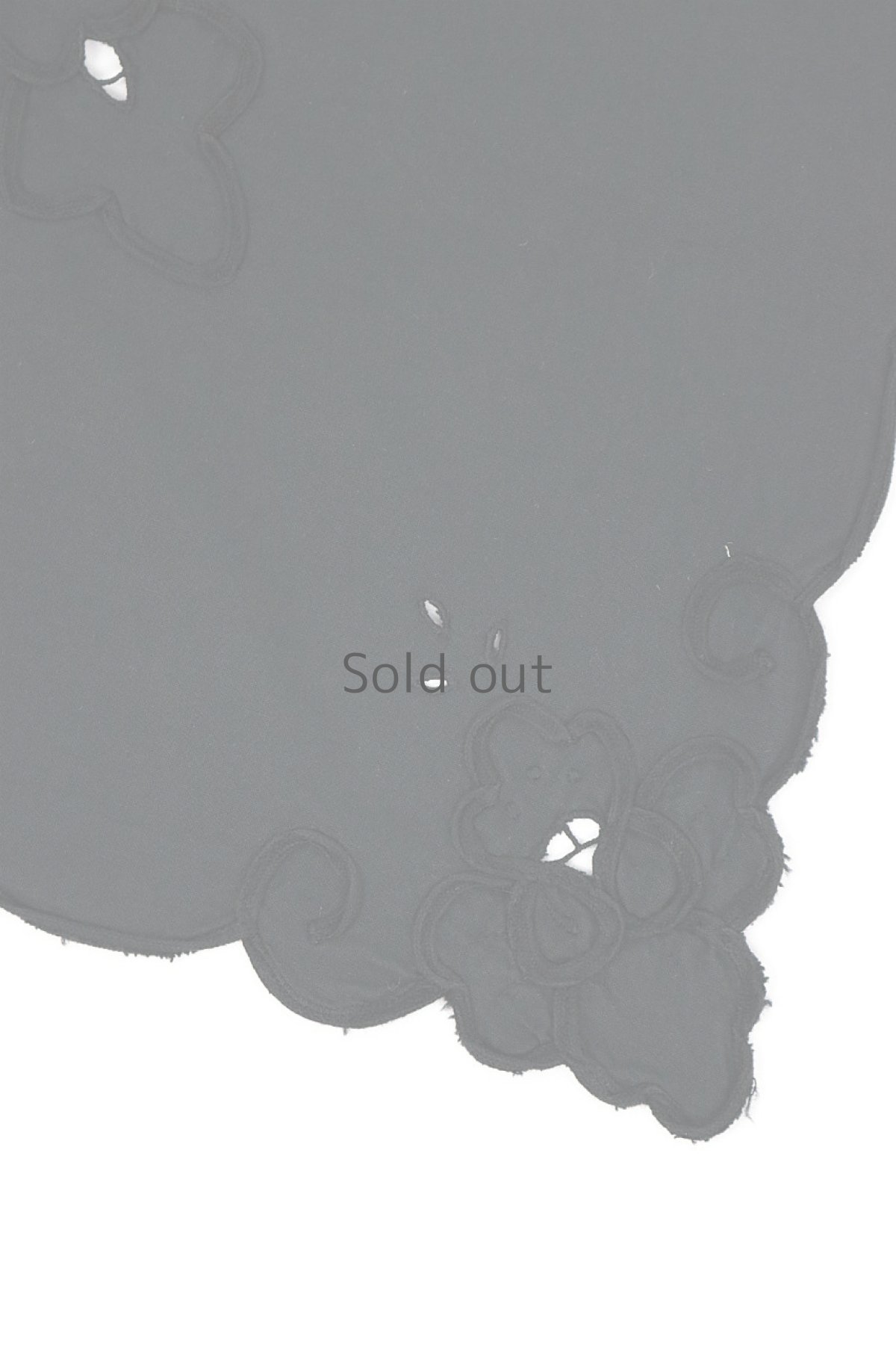 画像2: 【フランス】アンティークレース×染　カットワーク刺繍　敷物（正方形） (2)