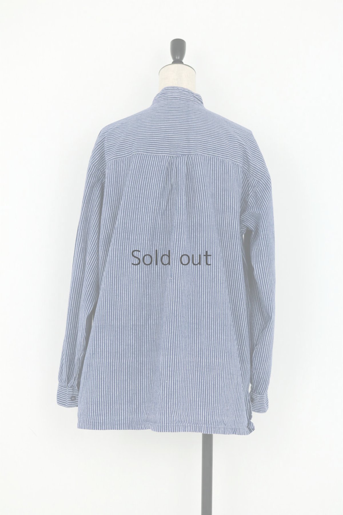 画像4: 【ドイツ】フィッシャーマン　プルオーバー シャツ（ブルー・グレー） (4)