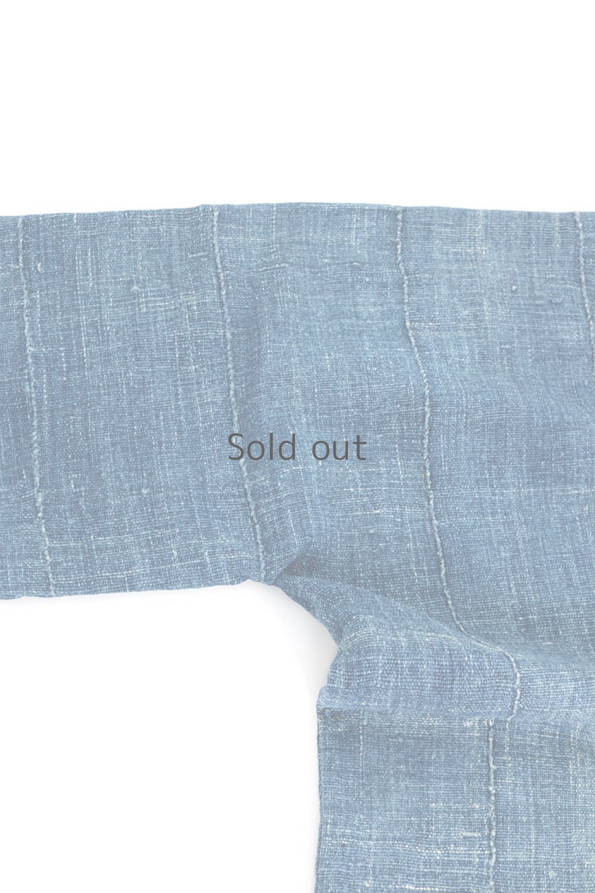 画像10: 【ササキチホ】手織り藍×古布　羽織り（アフリカンインディゴ/ロング丈） (10)