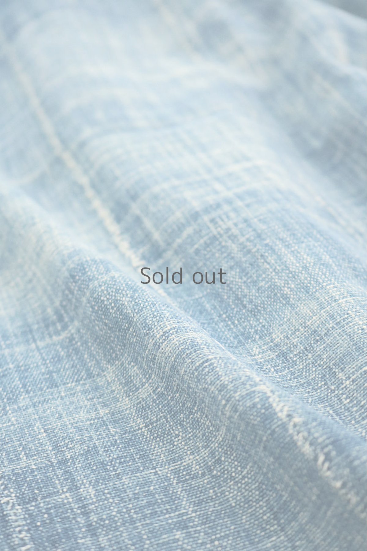 画像12: 【ササキチホ】手織り藍　羽織り（アフリカンインディゴ/ミドル丈） (12)