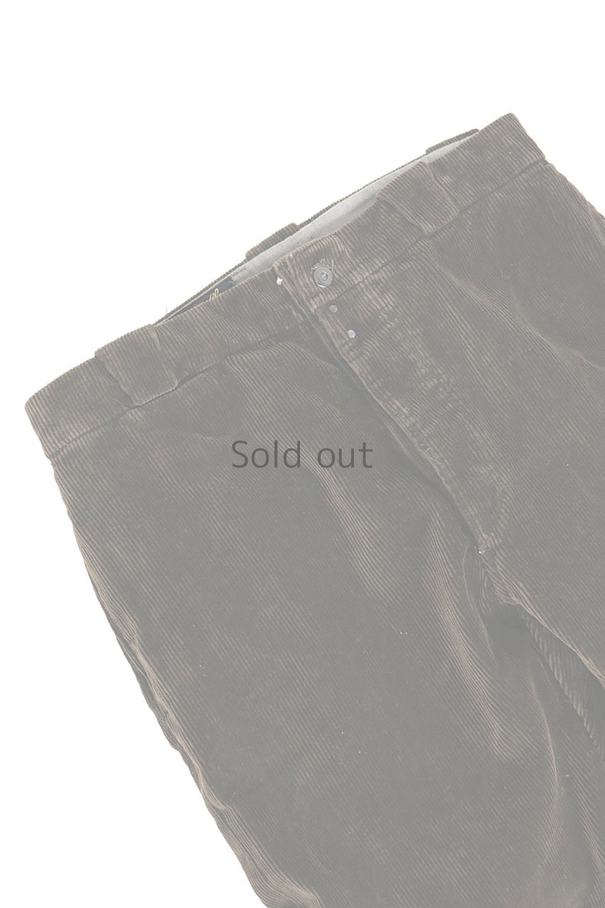 画像5: 【フランス】１９５０年代頃の太畝ブラウンコーデュロイパンツ（L'Inimitable） (5)