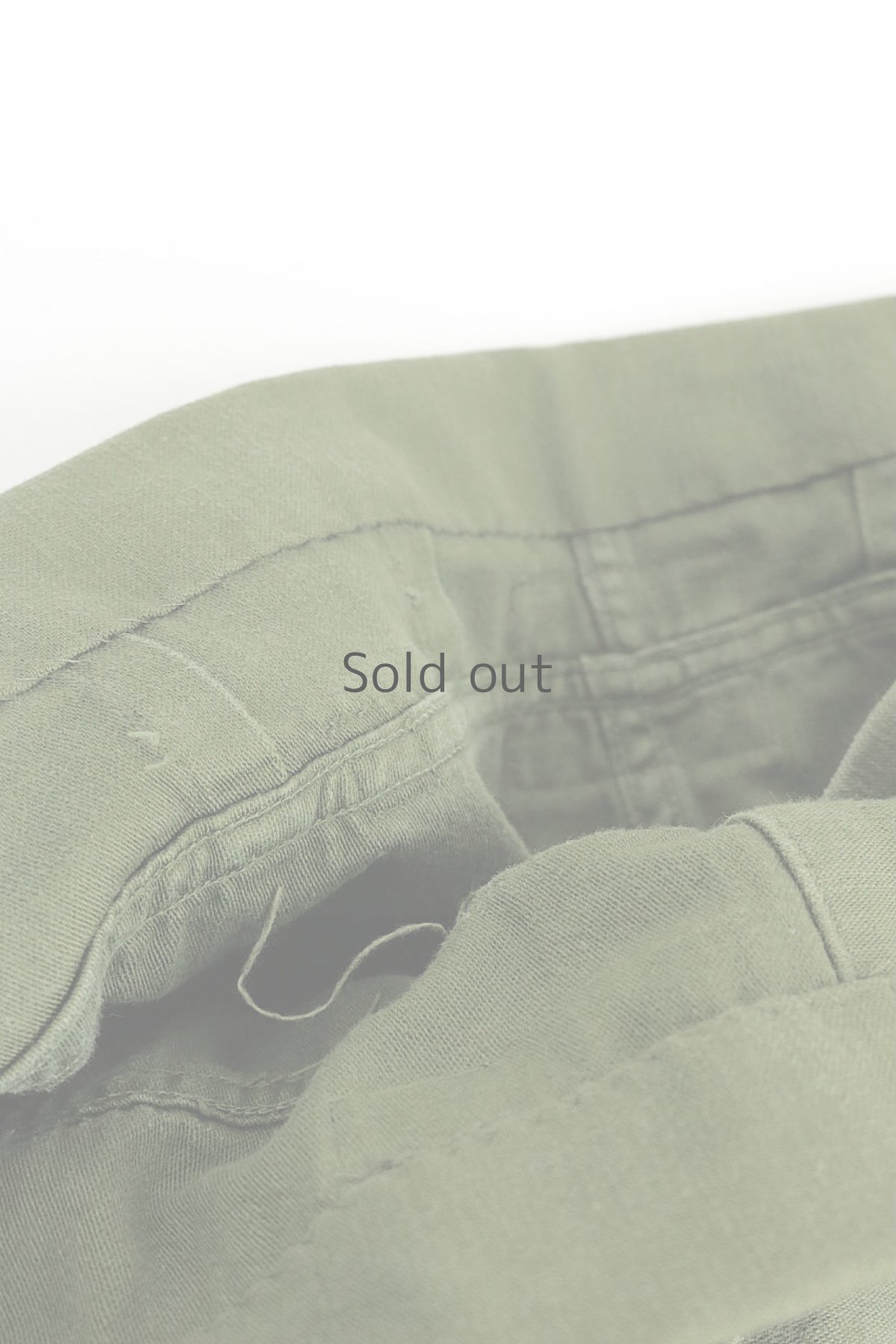 画像13: 【MITSUGU SASAKI】ビンテージ×リメイク　超ハイウエスト　ミリタリーパンツ (13)