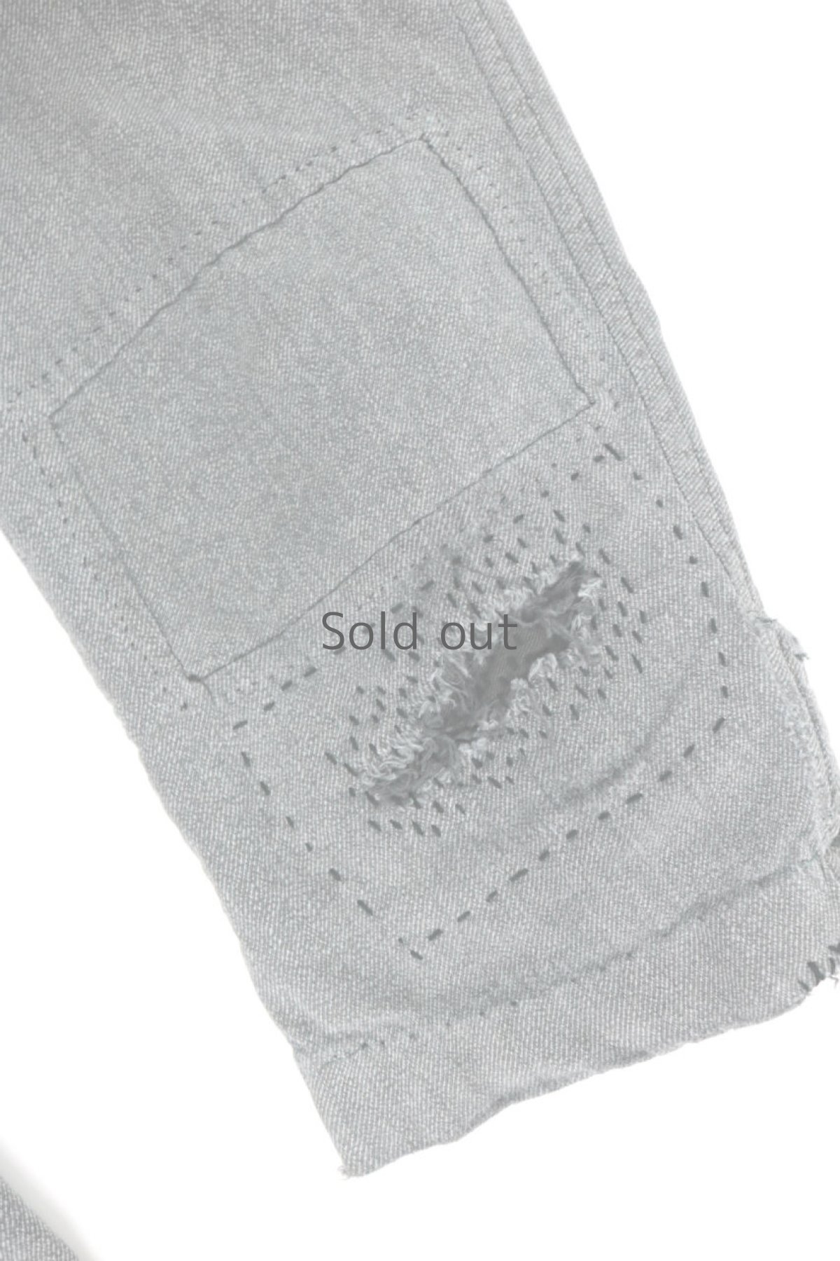 画像16: 【MITSUGU SASAKI】ビンテージリメイク　パッチワーク　黒シャンアトリエコート (16)