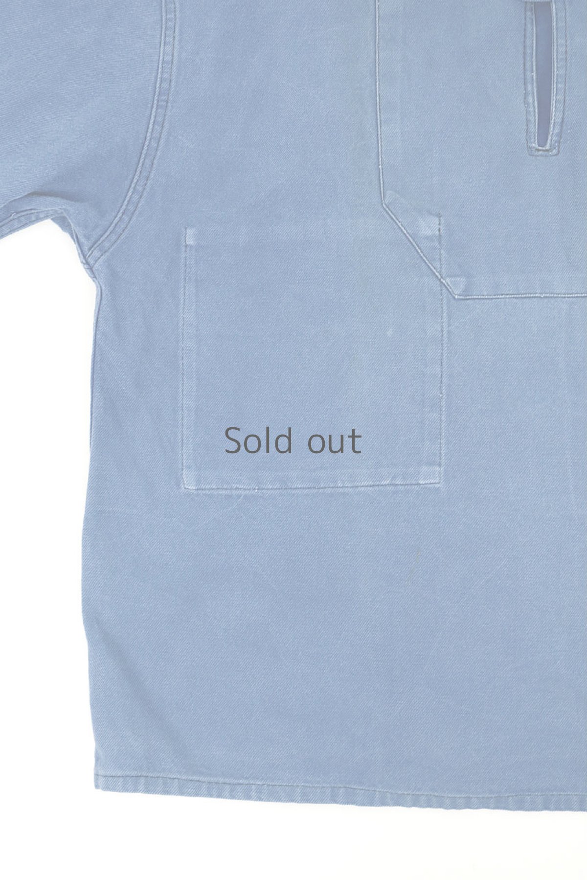 画像6: 【フランス】ビンテージ　セーラーワークシャツ (6)