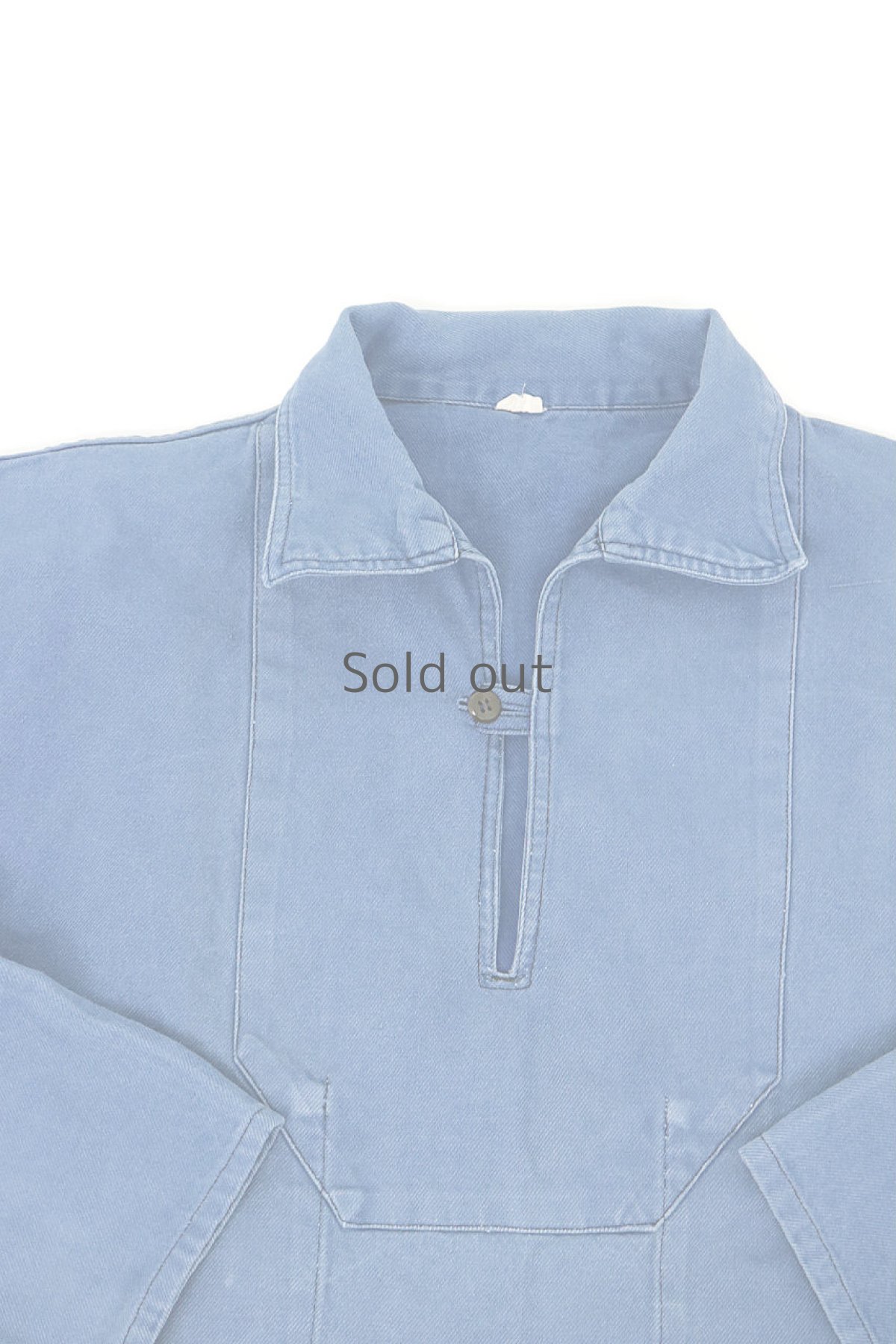 画像5: 【フランス】ビンテージ　セーラーワークシャツ (5)