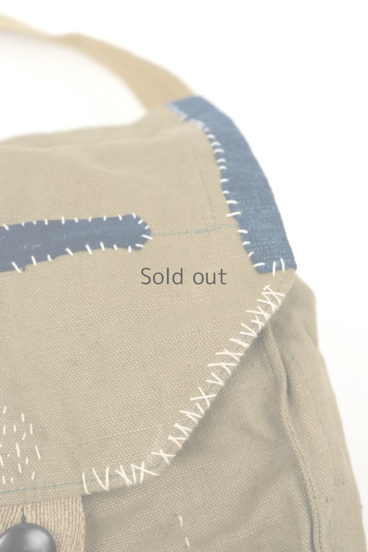 画像9: 【MITSUGU SASAKI】ビンテージリメイク×古布　チェコ軍のショルダーバッグ (9)