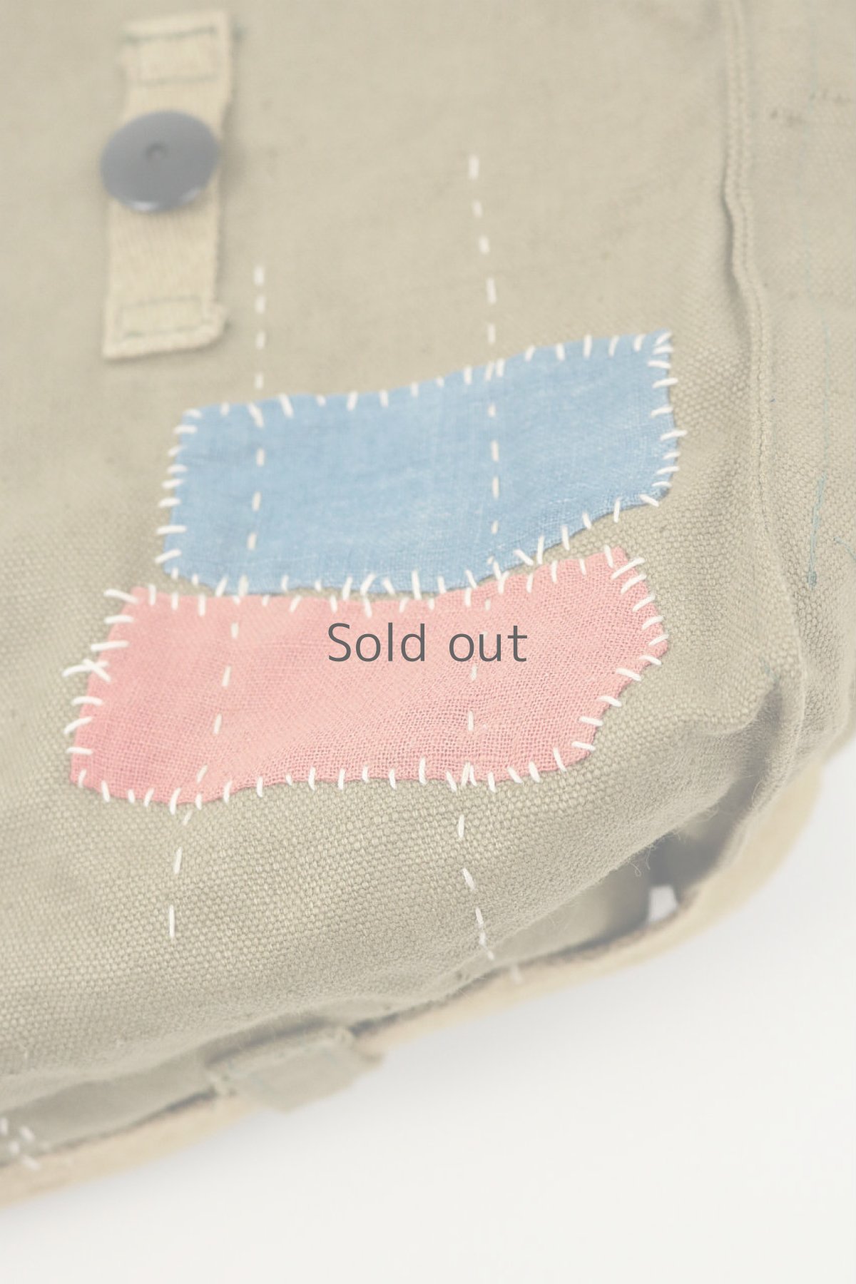 画像5: 【MITSUGU SASAKI】ビンテージリメイク×古布　チェコ軍のショルダーバッグ (5)