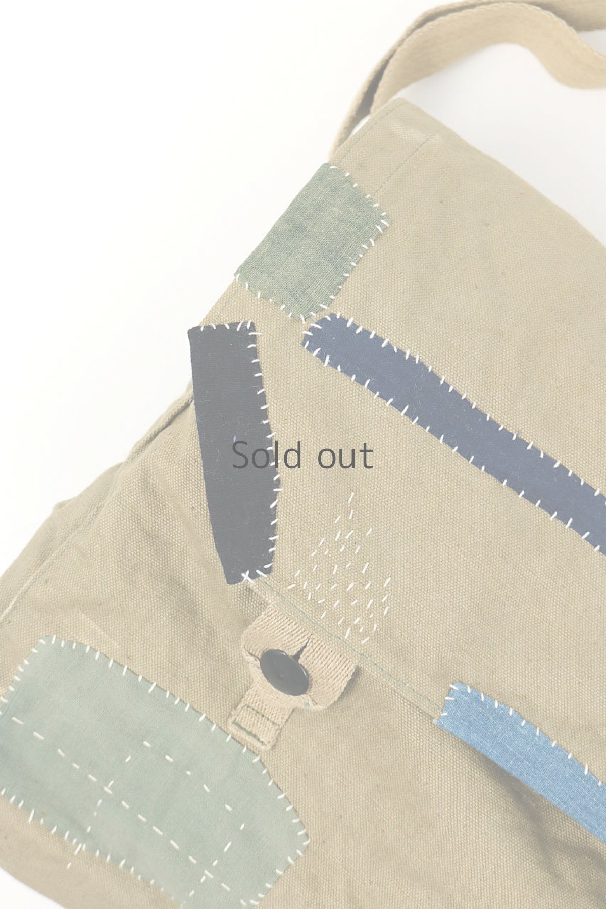 画像8: 【MITSUGU SASAKI】ビンテージリメイク×古布　チェコ軍のショルダーバッグ (8)