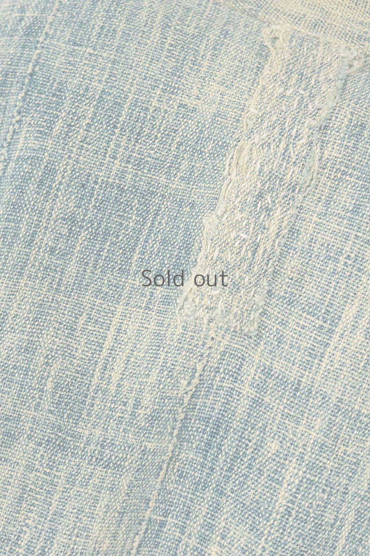 画像12: 【ササキチホ】手織り藍　羽織り（アフリカンインディゴ/ミドル丈） (12)