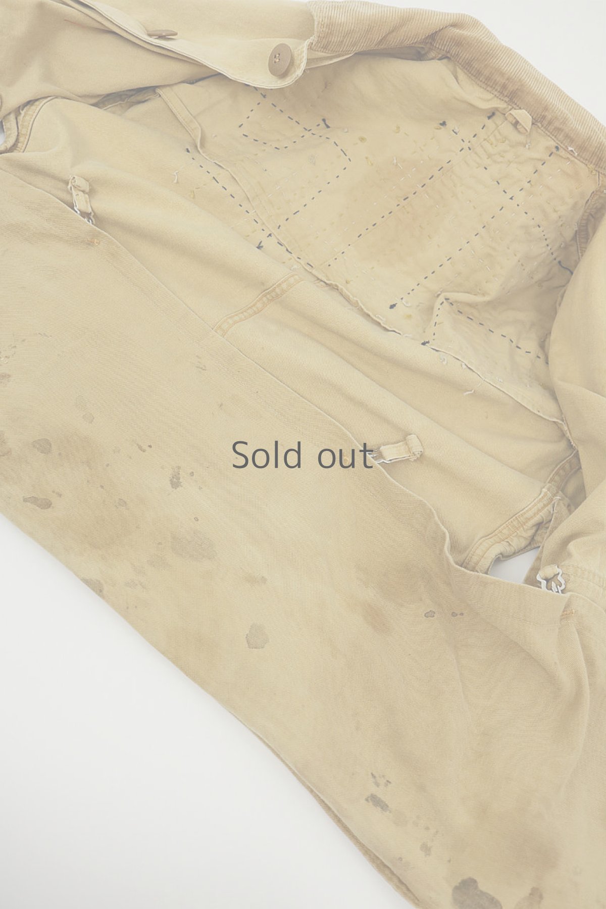 画像16: 【MITSUGU SASAKI】ビンテージリメイク×古布　パッチワーク　ハンティングジャケット（JC Higgins) (16)