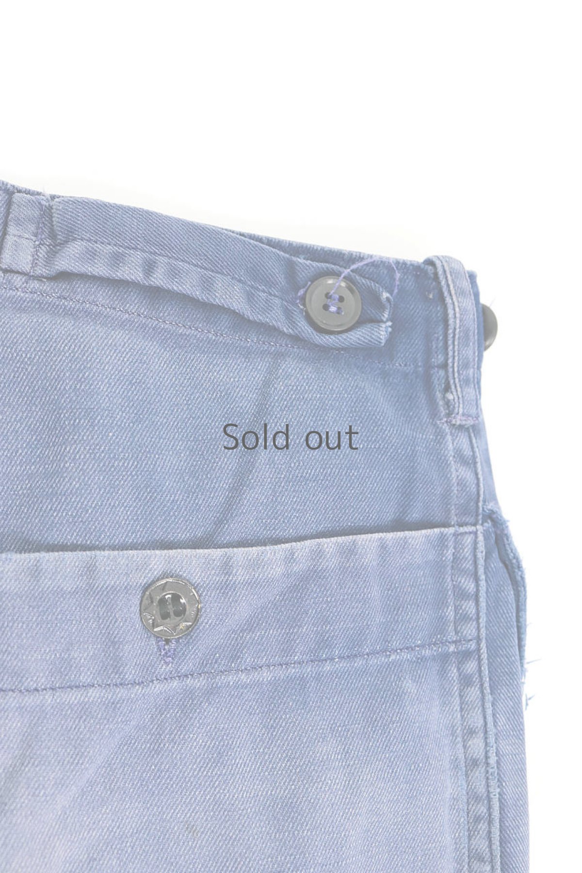 画像13: 【ドイツ】1960年代頃のパッチワークリペアされたワークパンツ (13)