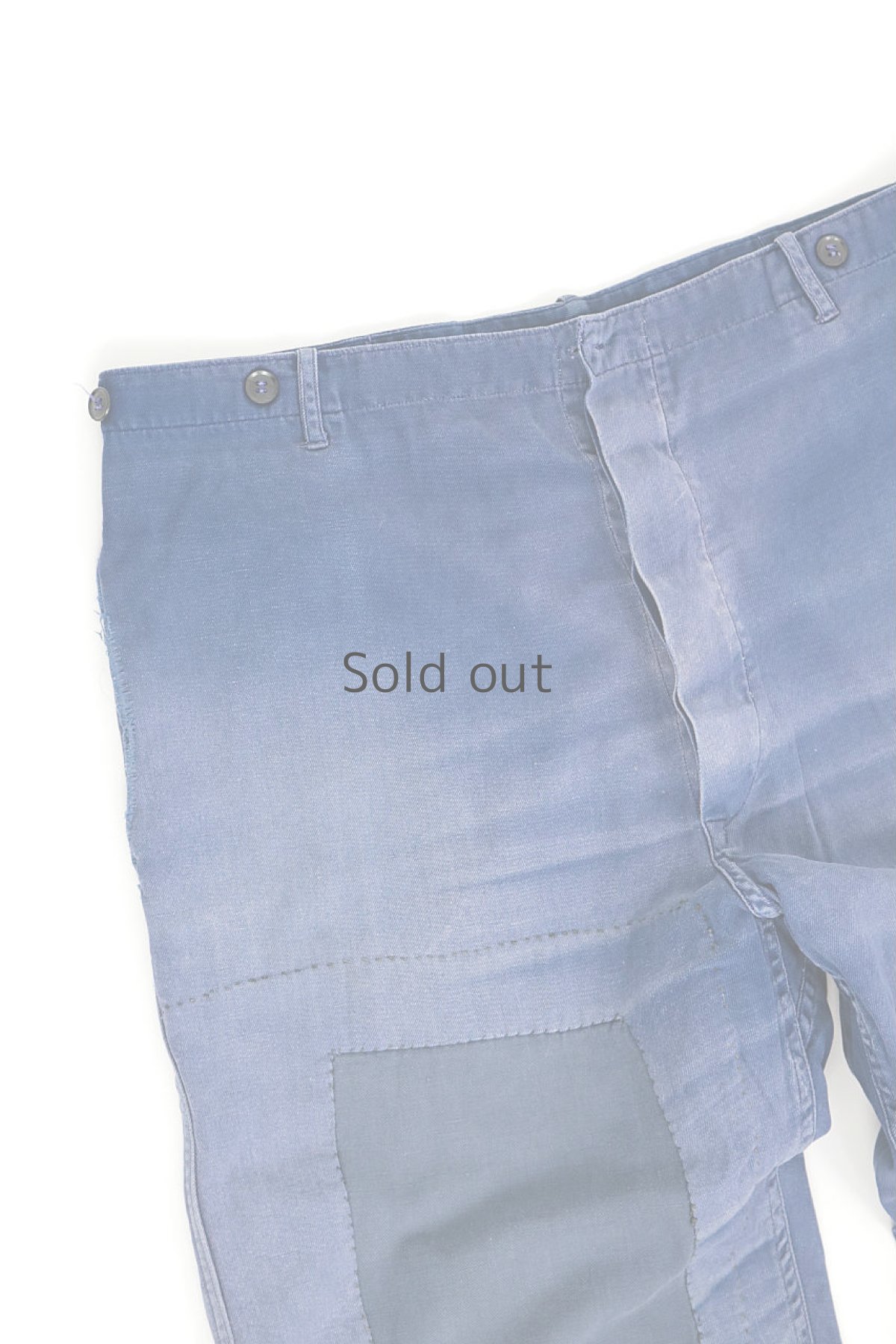 画像5: 【ドイツ】1960年代頃のパッチワークリペアされたワークパンツ (5)