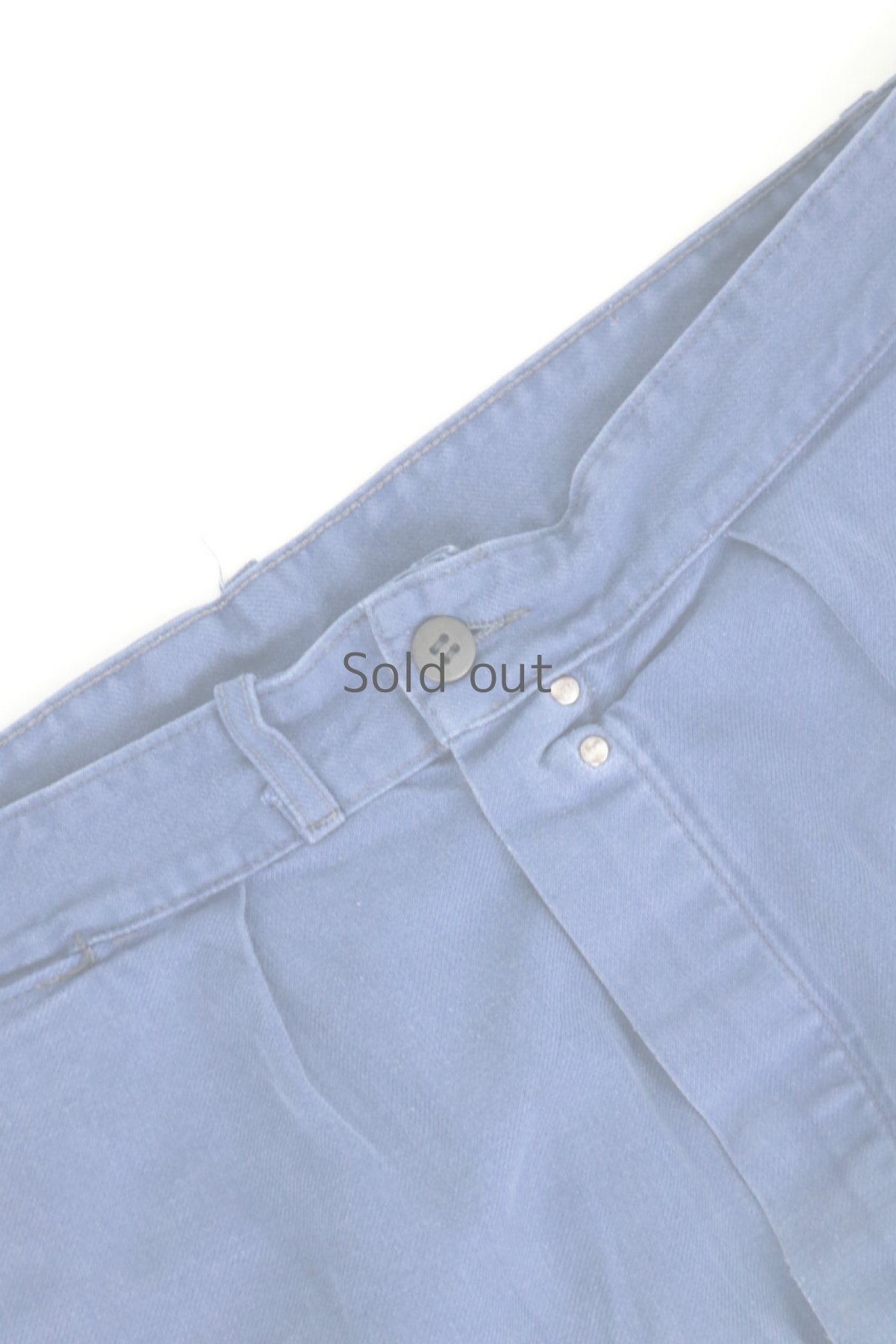 画像5: 【フランス】1960年代頃のブルーコットンワークパンツ (5)