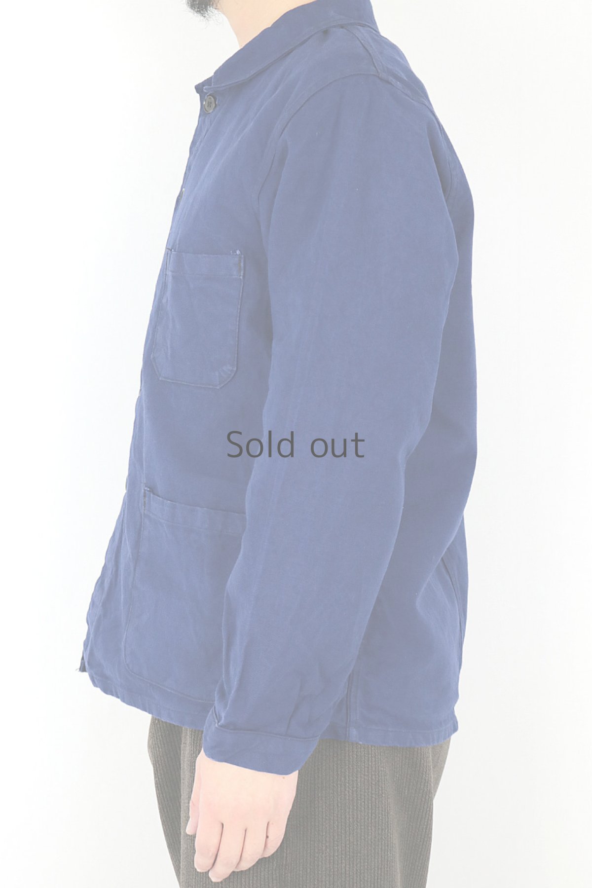 画像3: 【フランス】1960年代　ブルーコットン　ワークジャケット(Le Meilleur d'Amiens) (3)