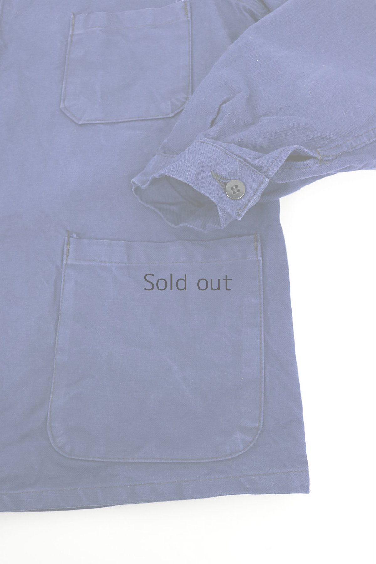 画像7: 【フランス】1960年代　ブルーコットン　ワークジャケット(Le Meilleur d'Amiens) (7)