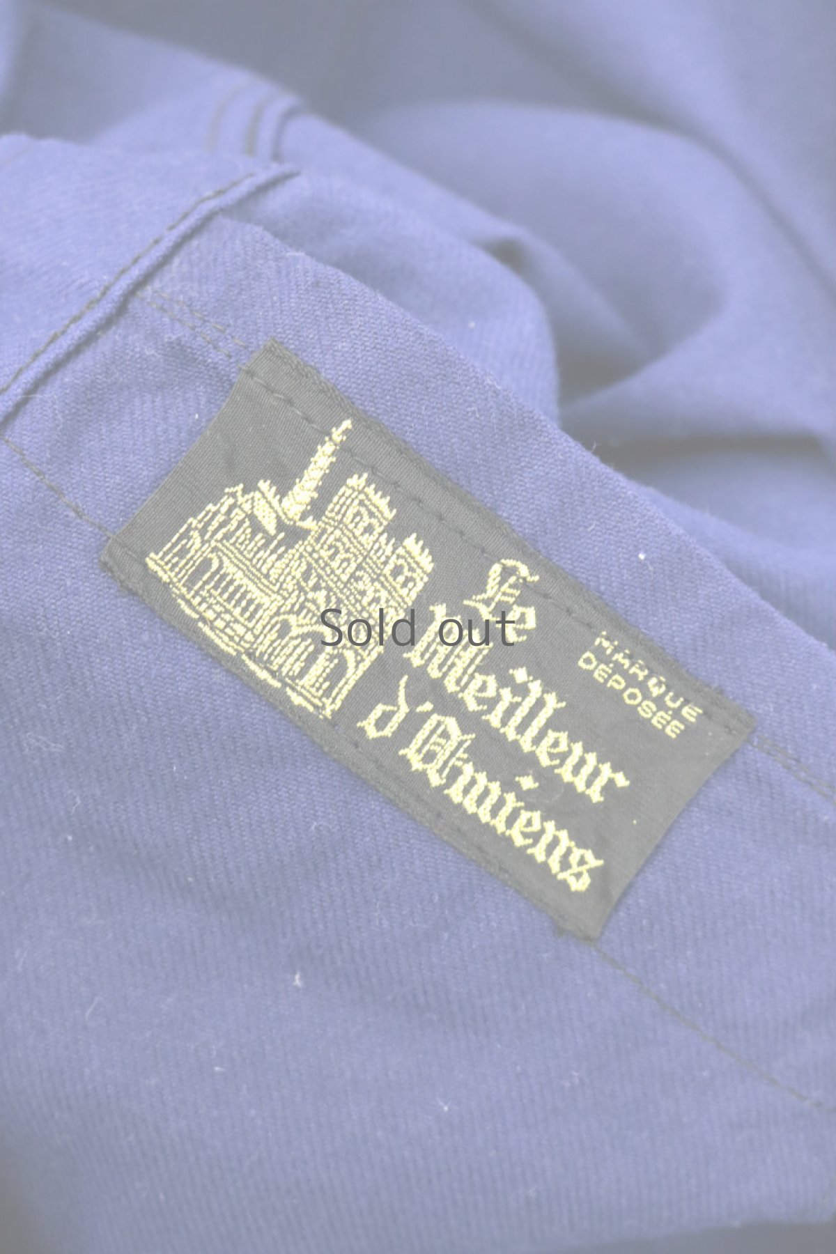 画像11: 【フランス】1960年代　ブルーコットン　ワークジャケット(Le Meilleur d'Amiens) (11)