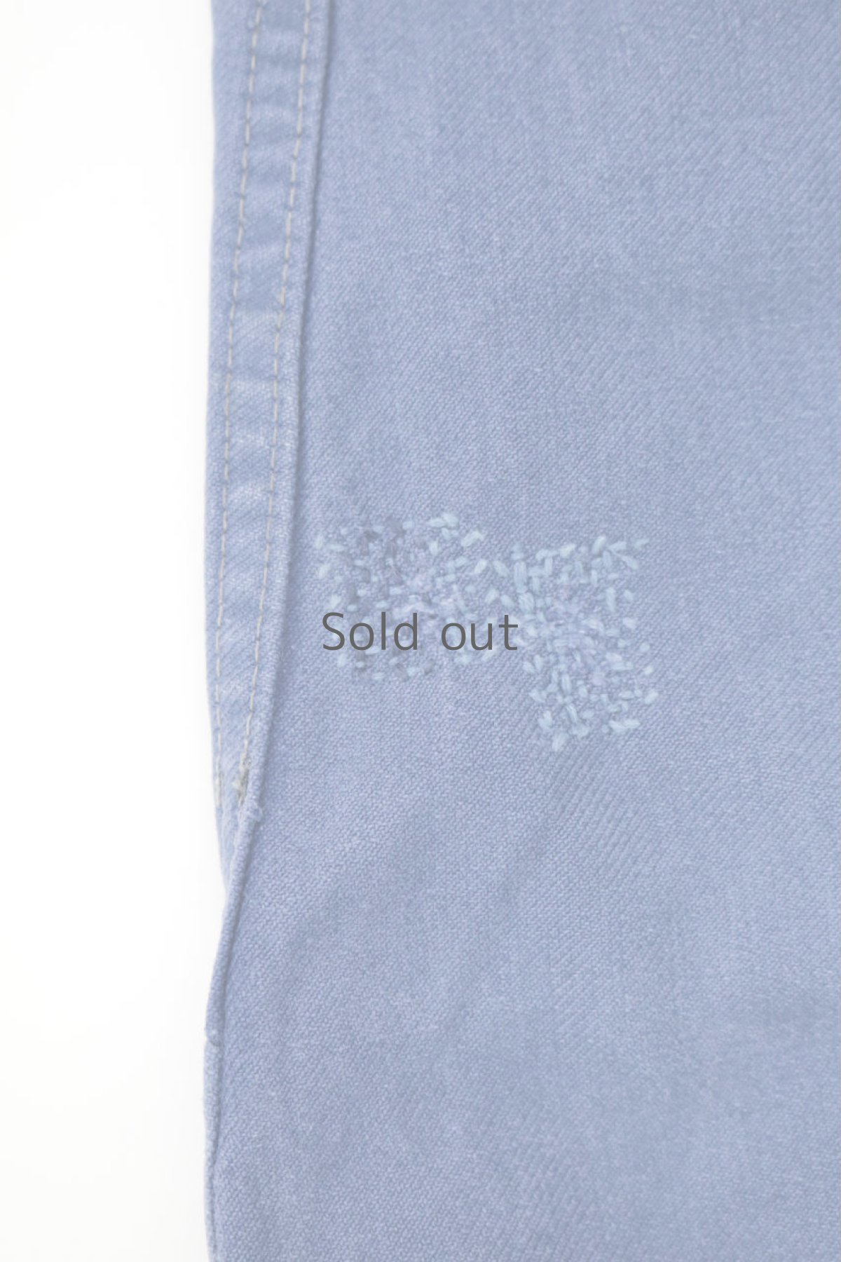 画像15: 【フランス】1950年代頃のパッチワークリペアされたワークパンツ（KIDUR/サスペンダー付） (15)