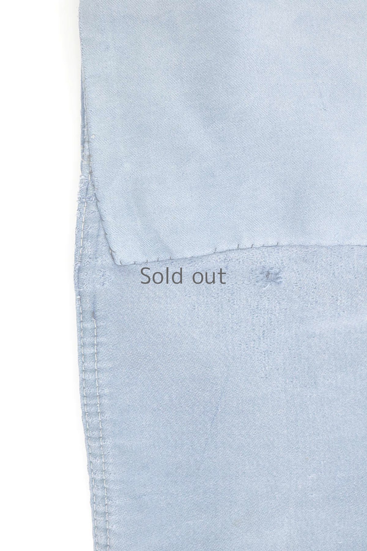 画像10: 【フランス】1950年代頃のパッチワークリペアされたモールスキンワークパンツ (10)