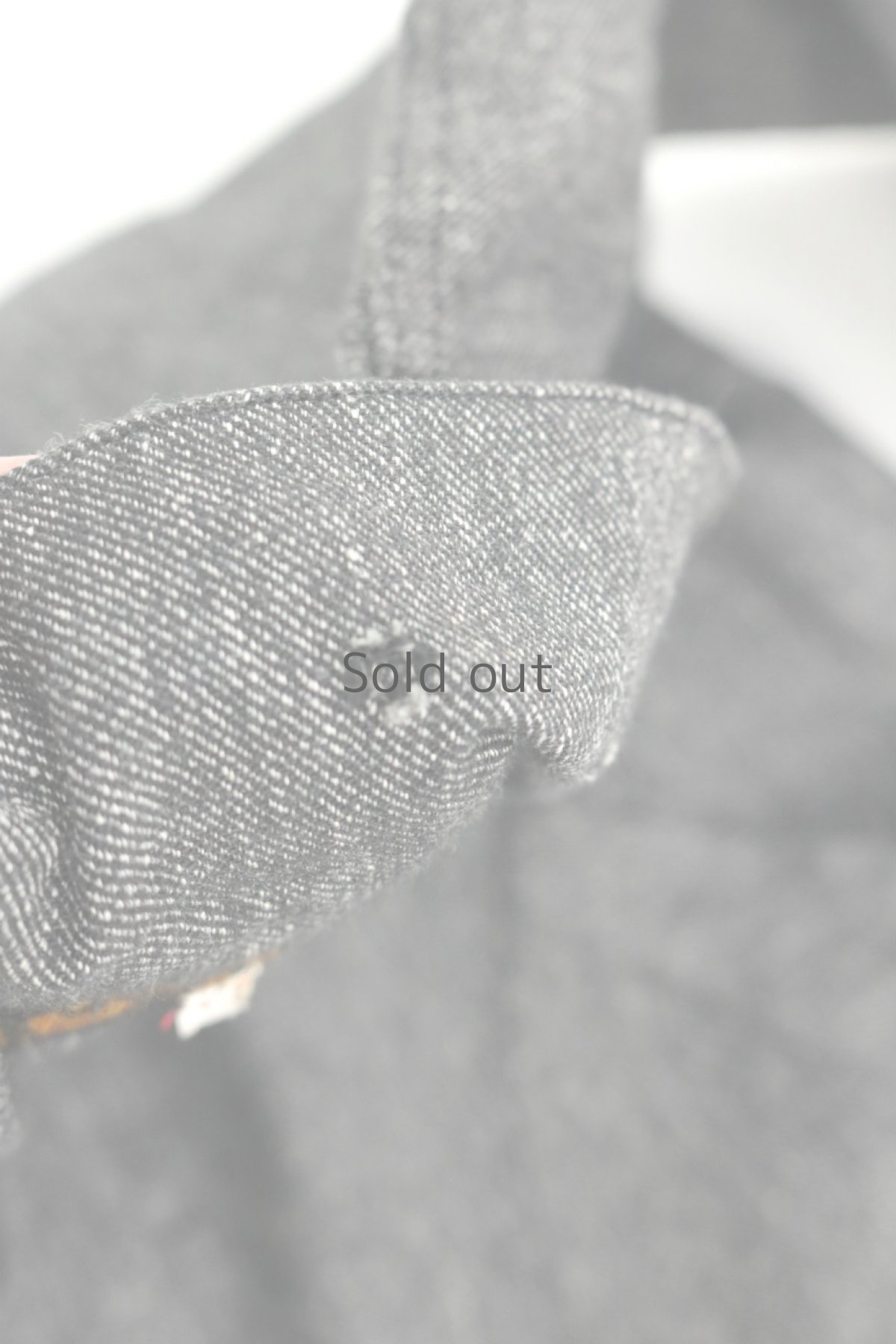 画像11: 【フランス】1950年代　ブラックシャンブレーアトリエコート（未使用品） (11)