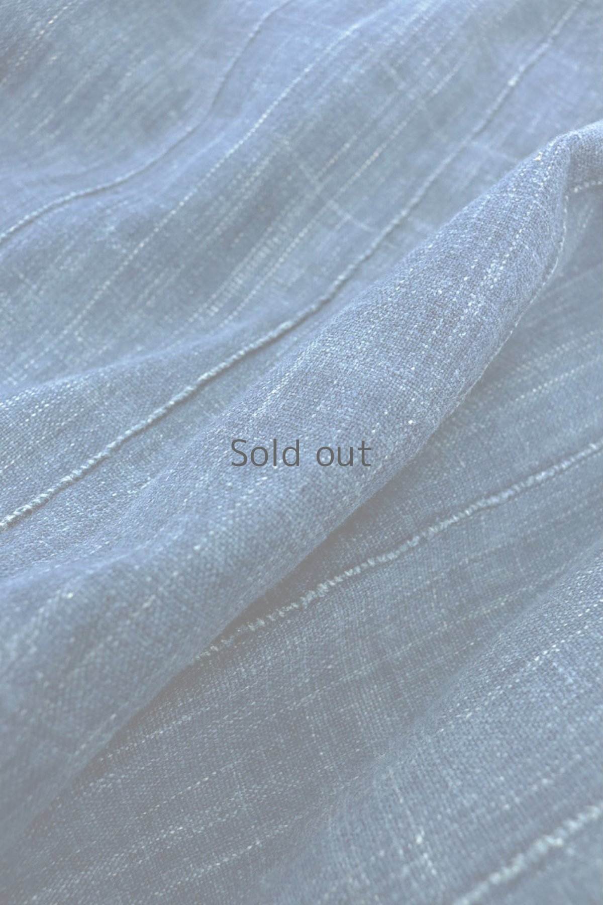 画像10: 【ササキチホ】手織り藍　羽織り（アフリカンインディゴ/ミドル丈/濃い藍） (10)