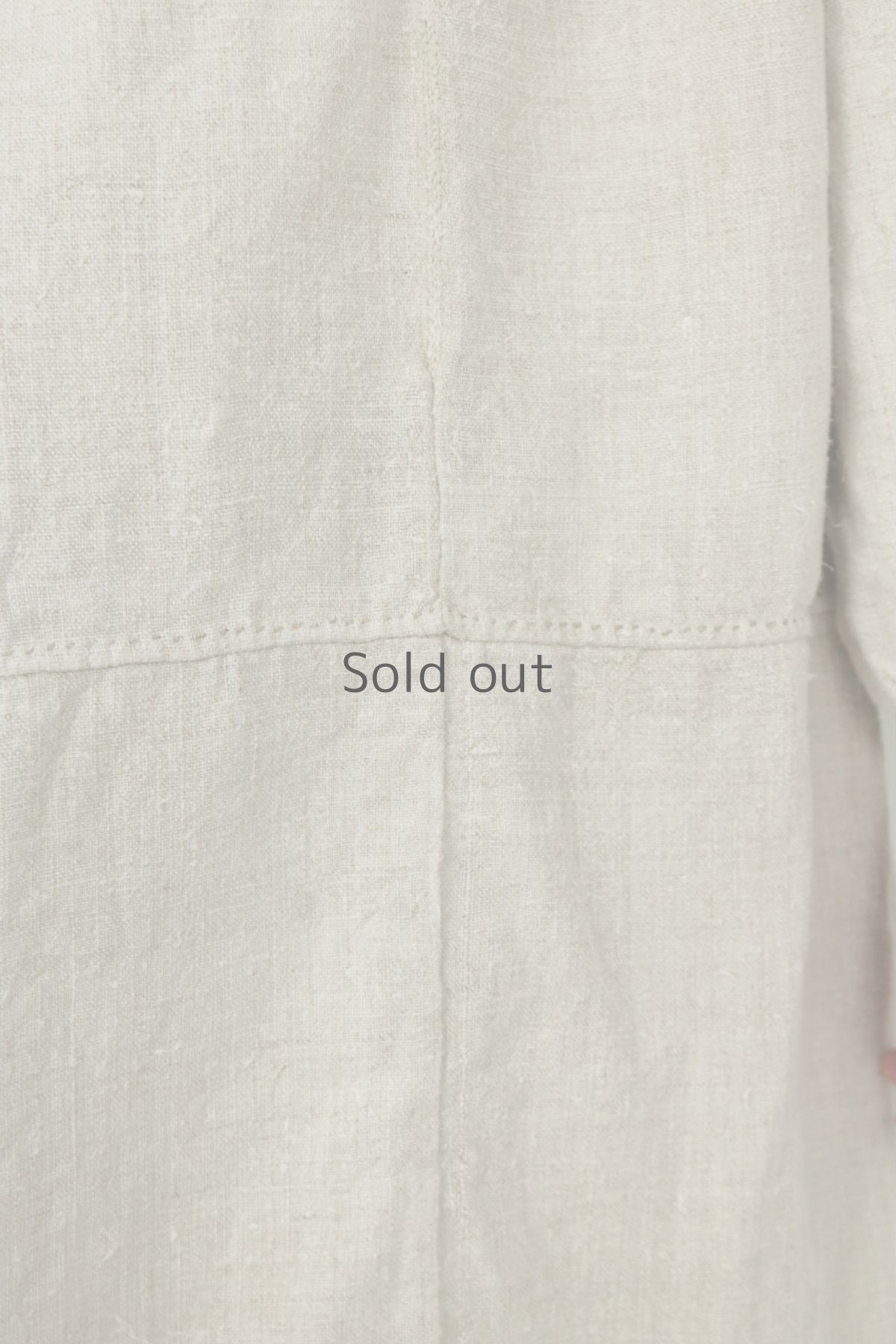 画像10: 【ウクライナ】ウクライナリネン刺繍ワンピース（ギャザー/赤と黒のクロスステッチ） (10)