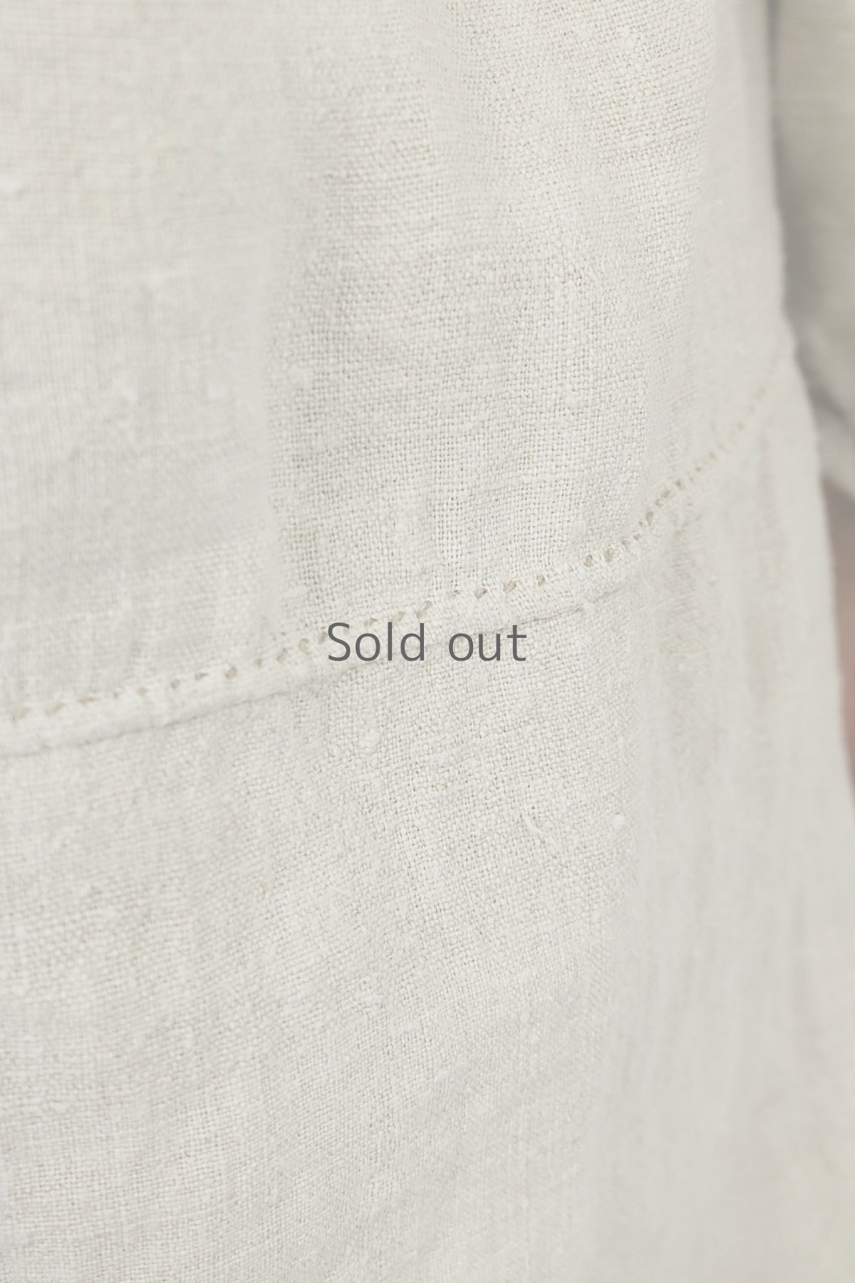 画像15: 【ウクライナ】ウクライナリネン刺繍ワンピース（ギャザー/赤と黒のクロスステッチ） (15)