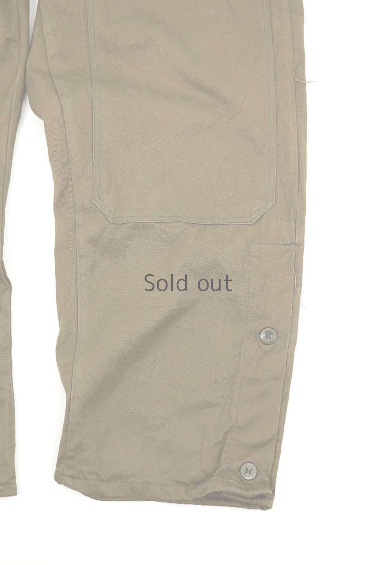 画像8: 【チェコ】ビンテージミリタリー　オーバーオール（ブラウン/未使用品） (8)