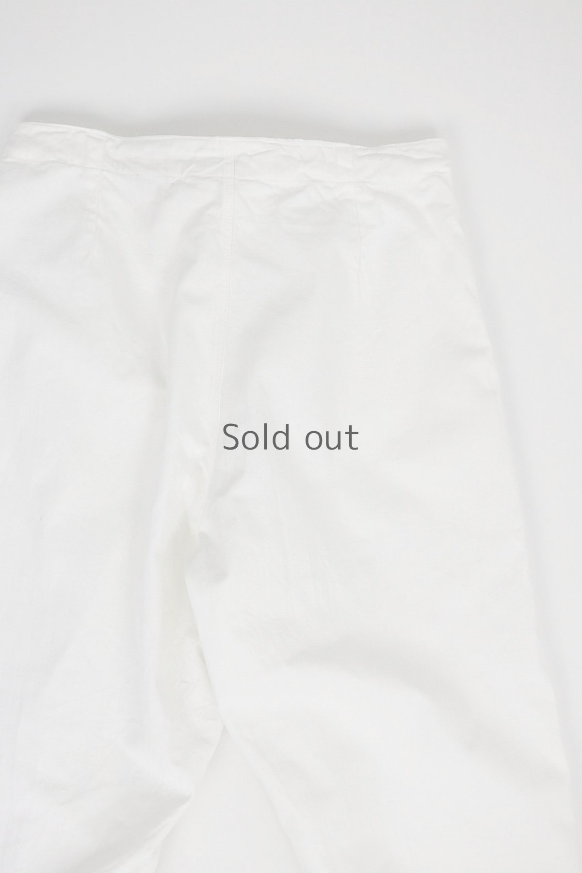 画像10: 【チェコ】ビンテージミリタリー　イージーパンツ（ホワイト/未使用品） (10)