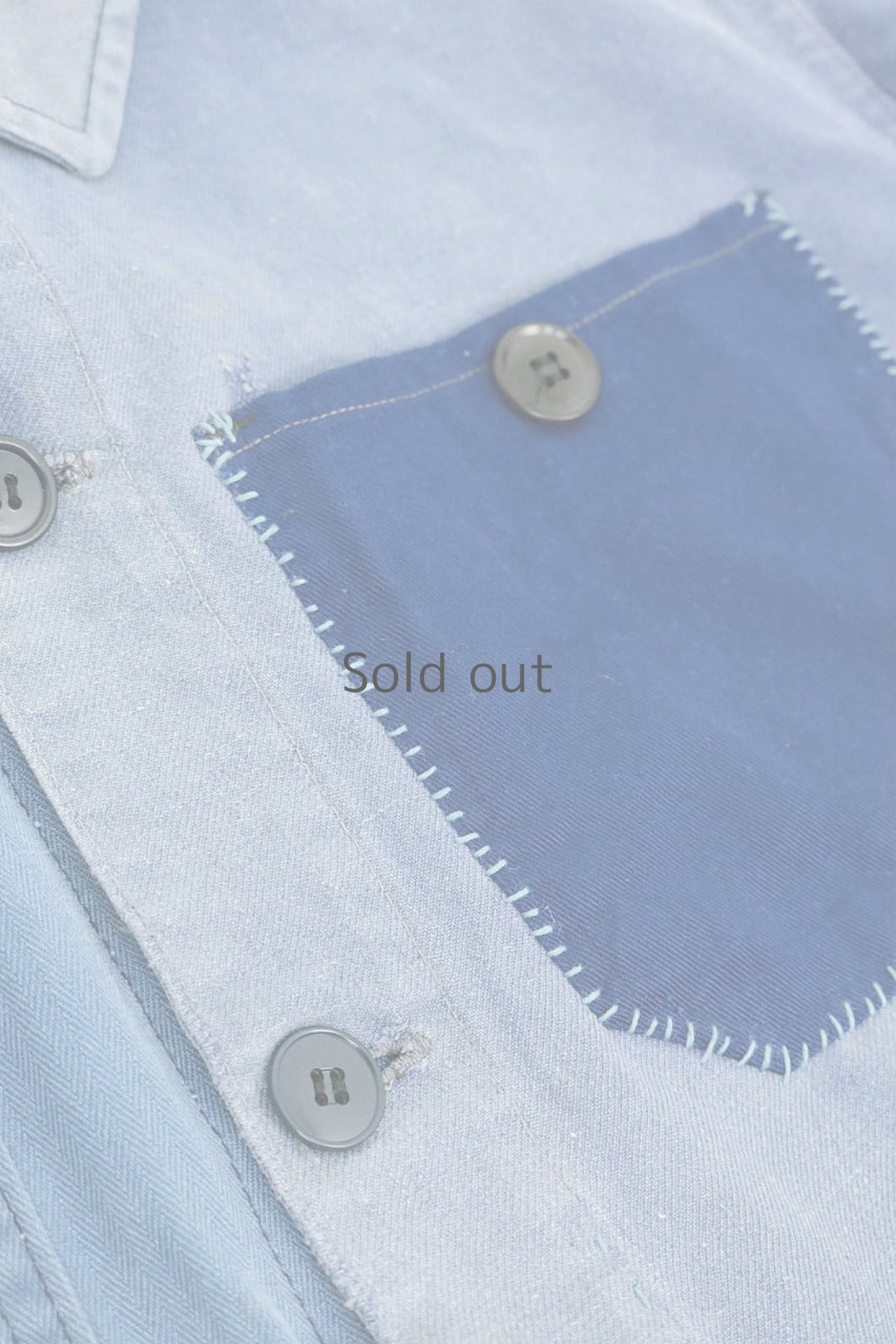 画像6: 【MITSUGU SASAKI】ビンテージリメイク　パッチワーク　ワークジャケット (6)