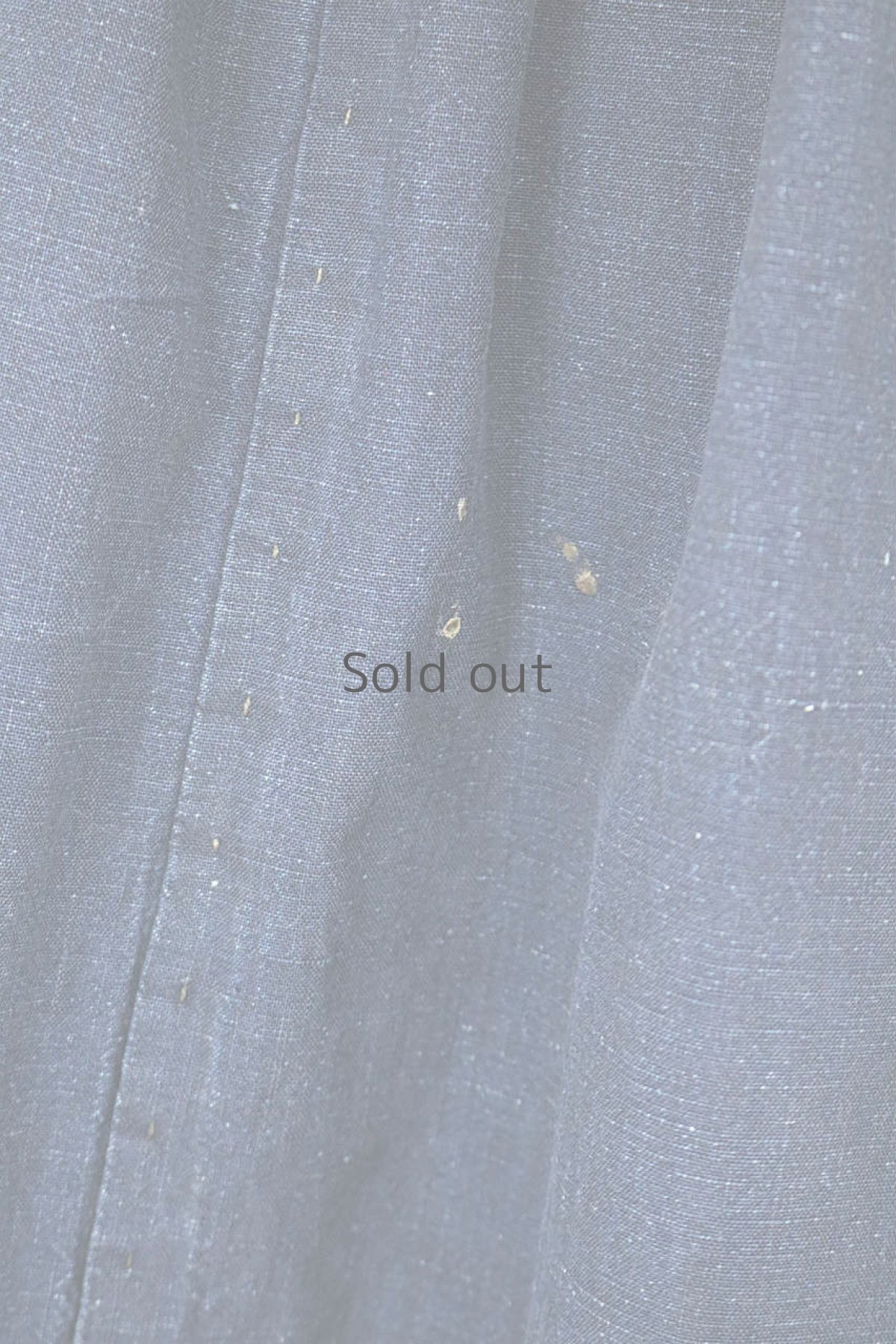 画像9: 【ササキチホ】藍染古布　パッチワーク　ハイウエストスカート(生成りと藍) (9)