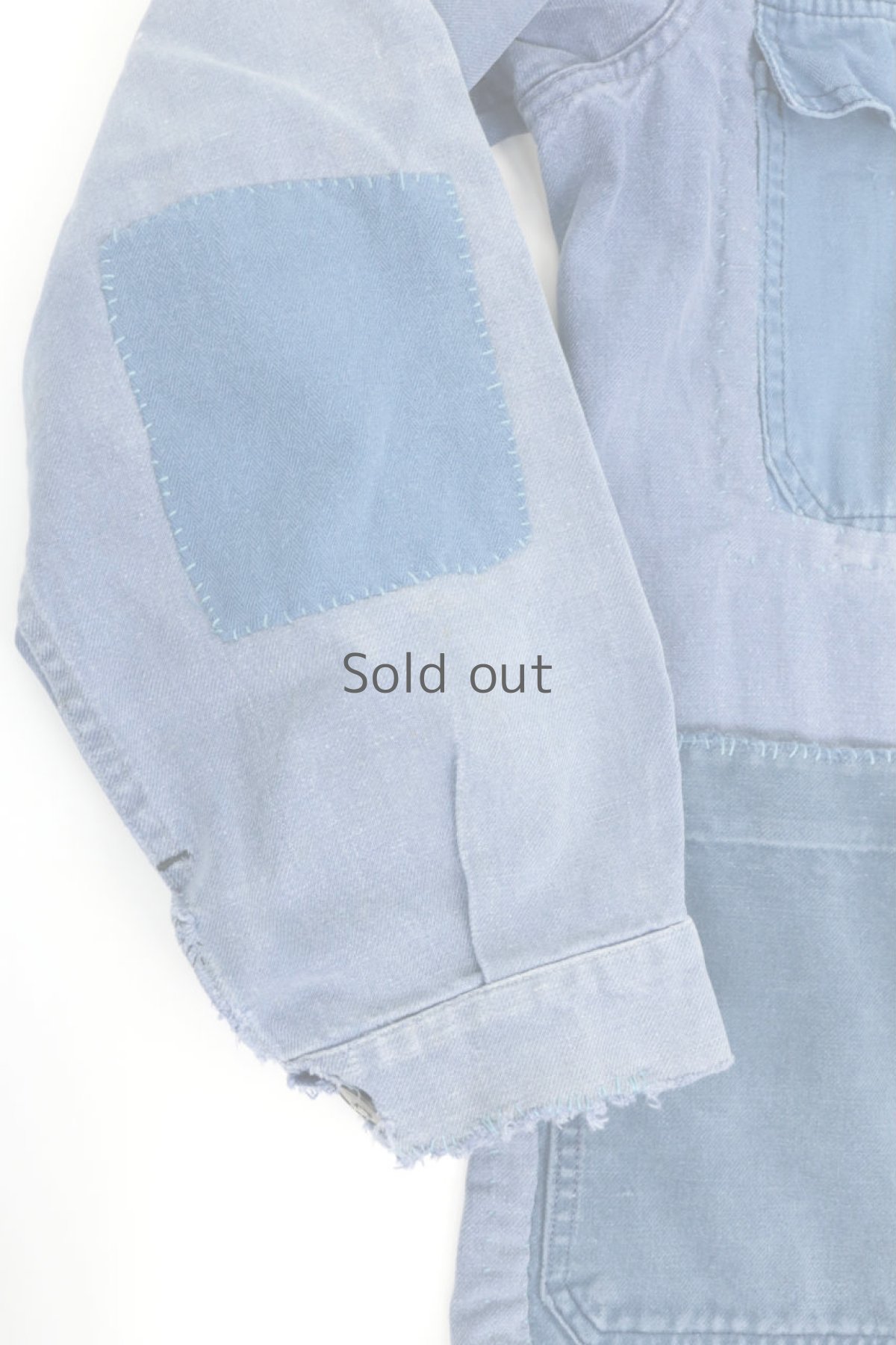 画像7: 【MITSUGU SASAKI】ビンテージリメイク　パッチワーク　ワークジャケット (7)