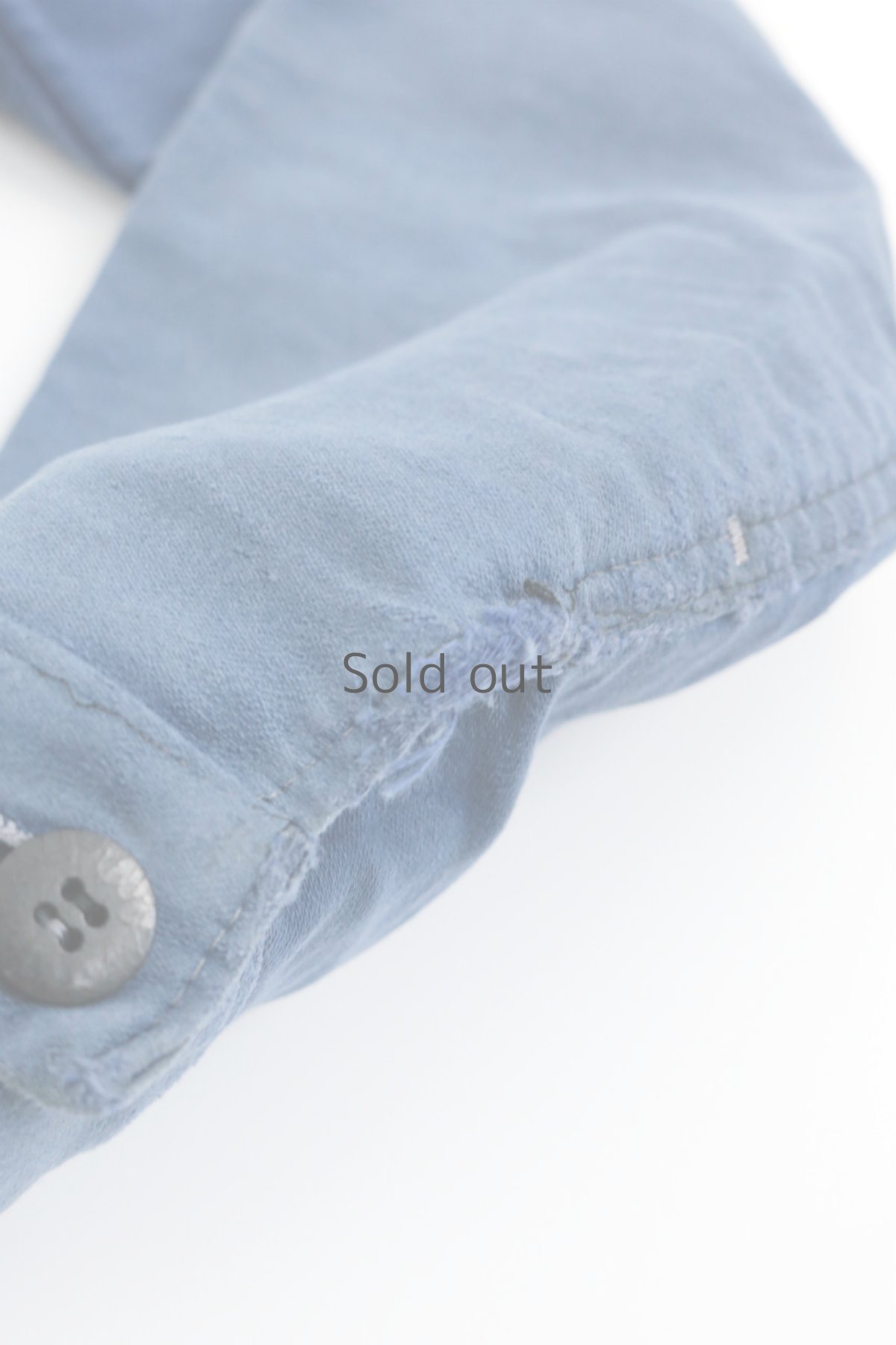 画像7: 【フランス】1950年代　モールスキンコットン　ワークジャケット（リペア有り） (7)