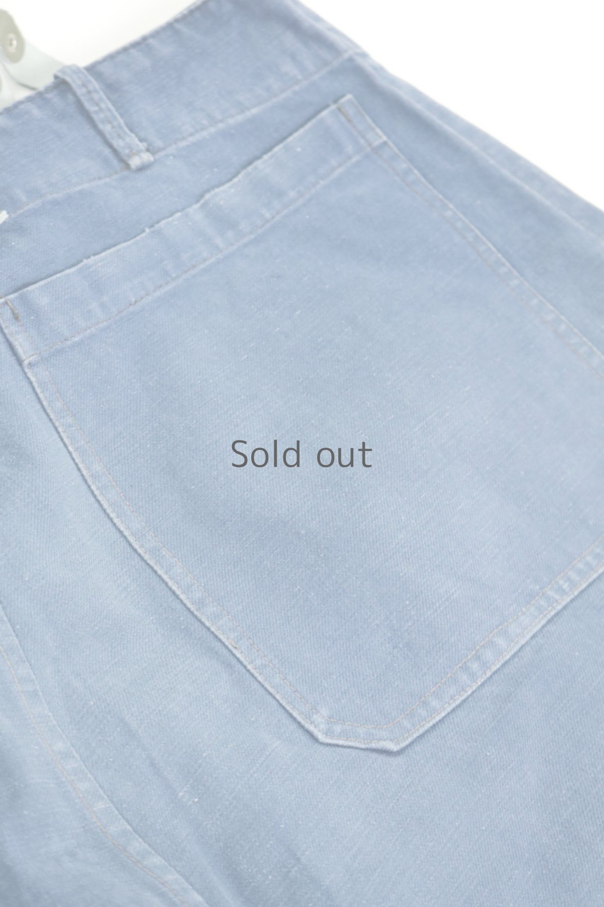 画像11: 【MITSUGU SASAKI】ビンテージリメイク　パッチワーク　半分オーバーオール（サスペンダー付き） (11)